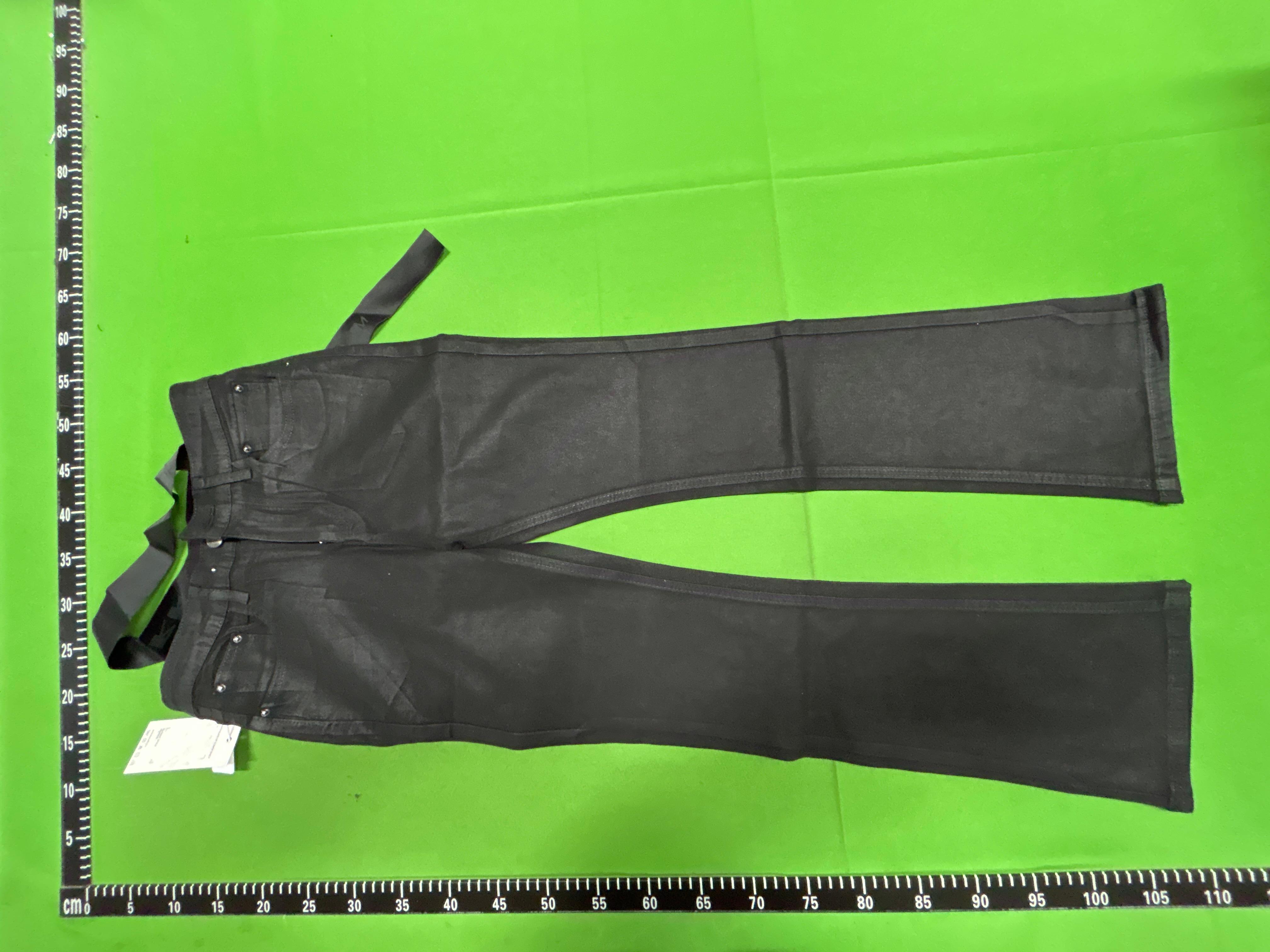 Foto QC 5 de Rick Owens DRKSHDW Jeans Waxed Coated Flared Black
