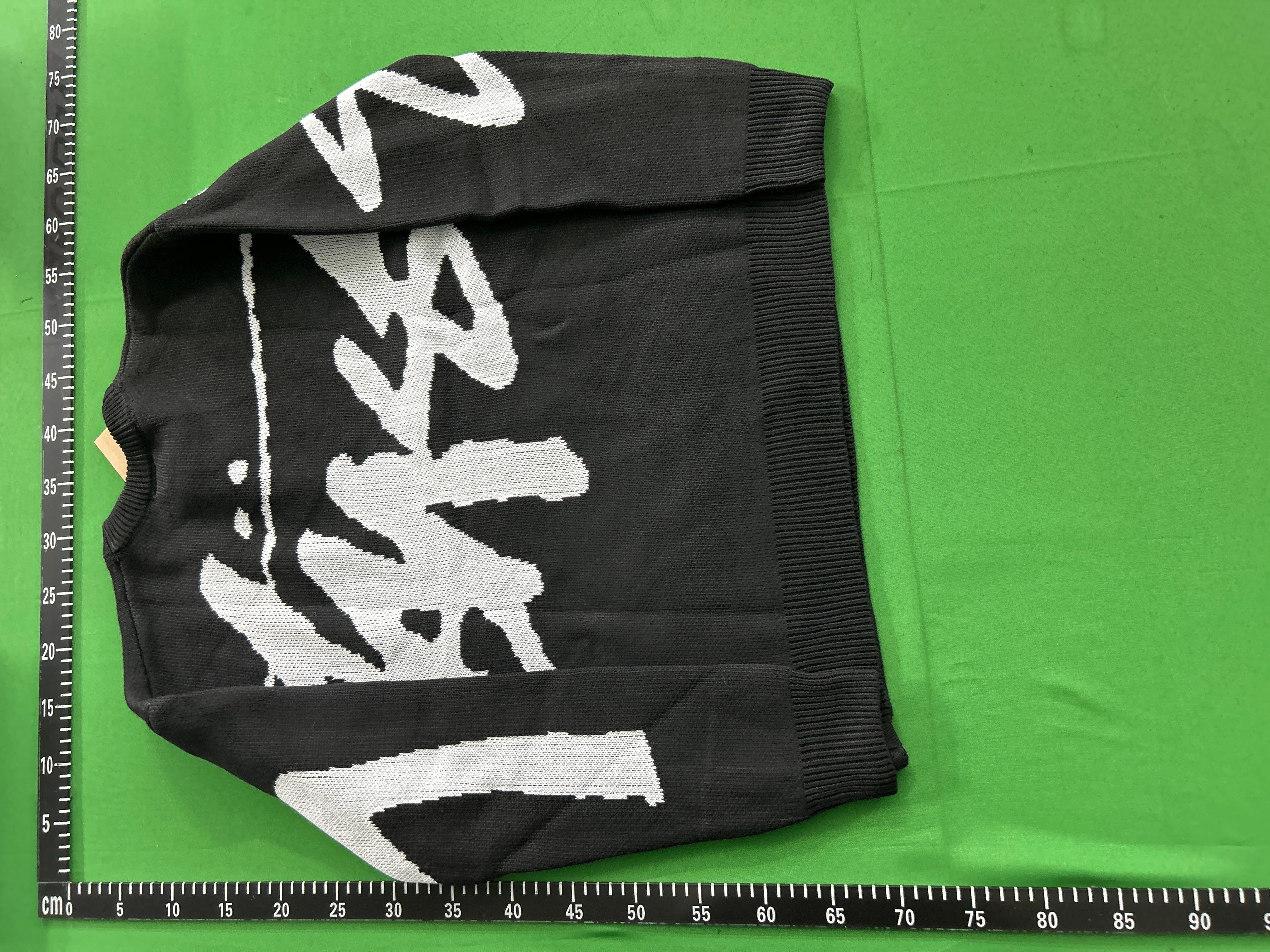 Foto QC 4 de Stussy Stock Knit Crewneck Sweater Black