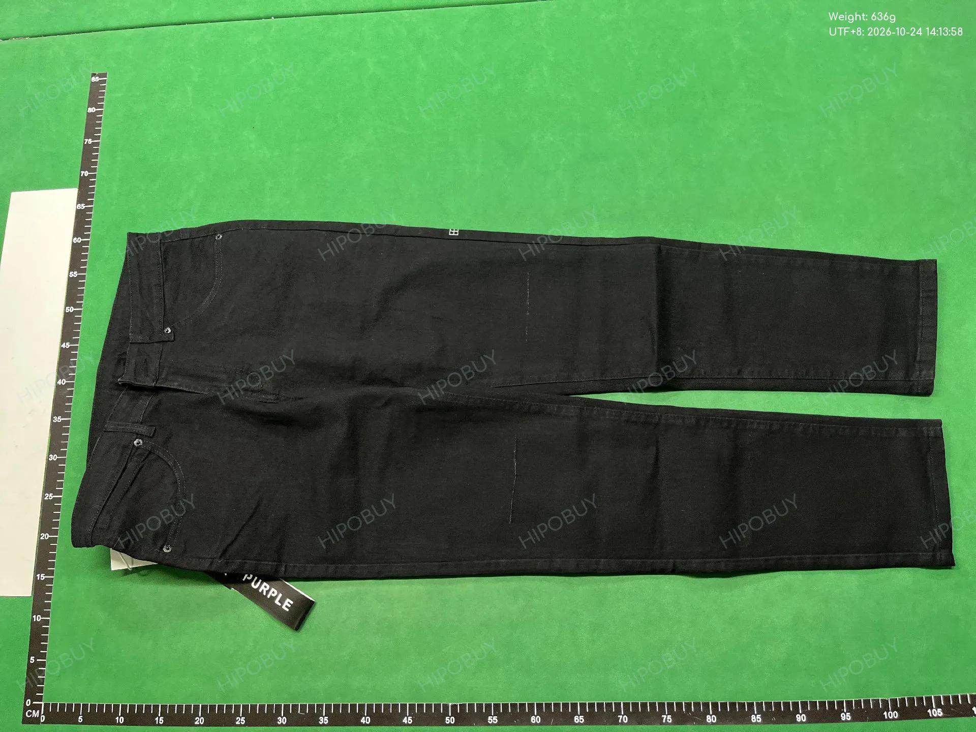 Foto QC 6 de Purple Brand P001 Jeans Low Rise Skinny Distressed Light Indigo
