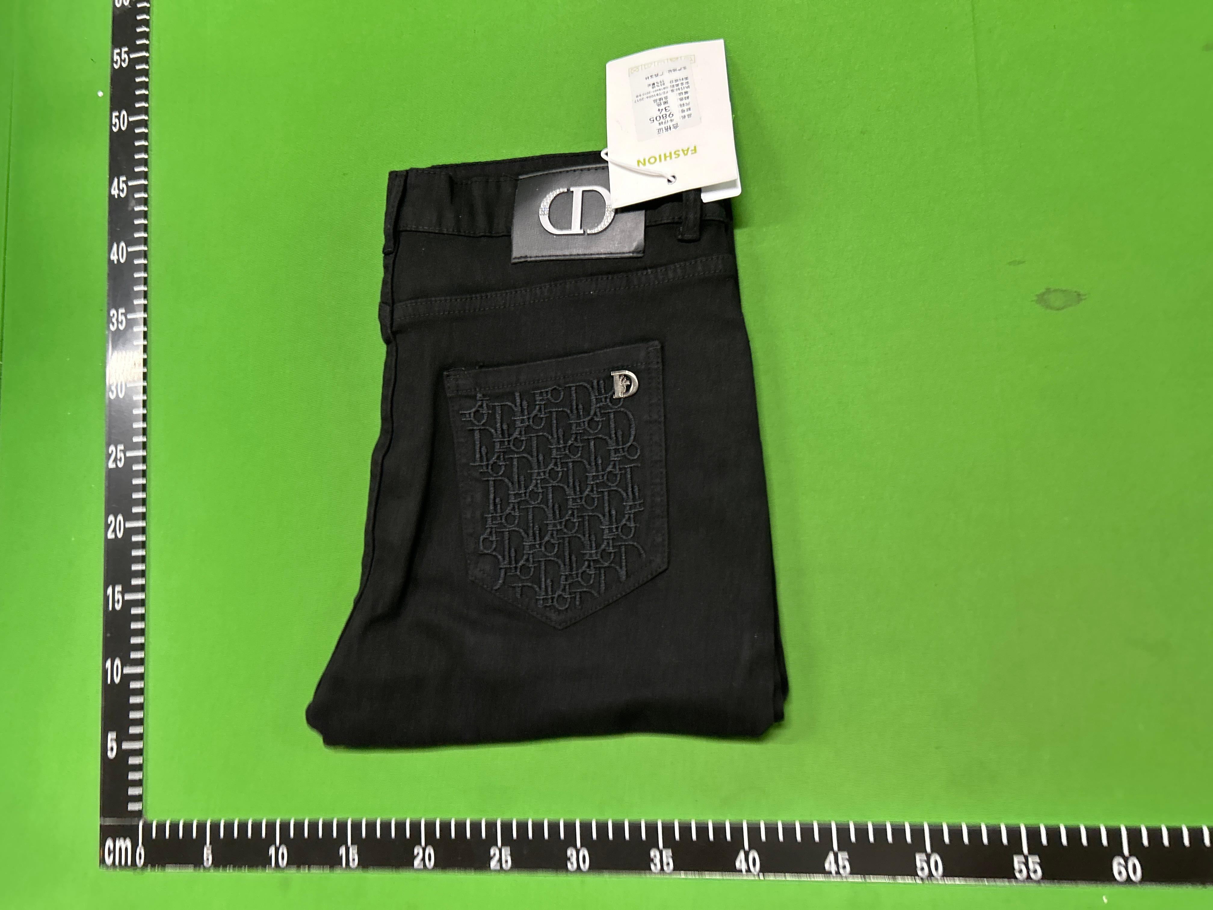 Foto QC 5 de Dior Oblique Jeans Slim Fit Black