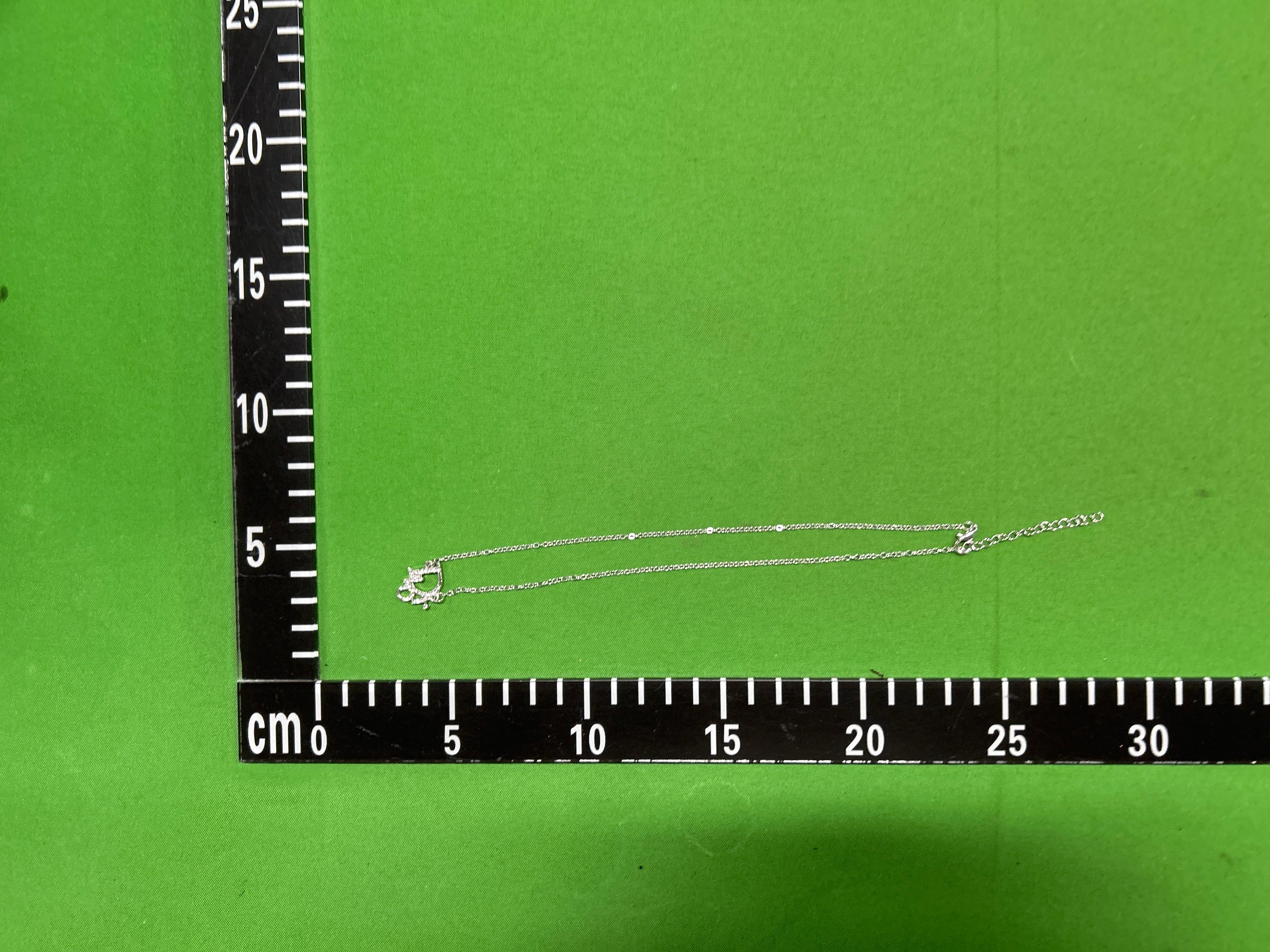 Foto QC 1 de Dior Necklace Metal Crystals Silver