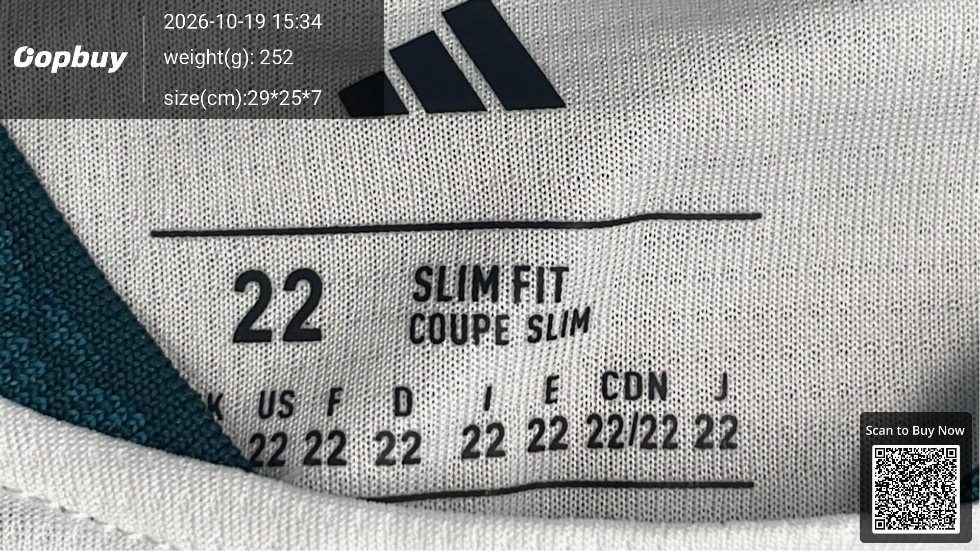 Foto QC 8 de adidas Argentina 2026 Home Jersey Light Blue