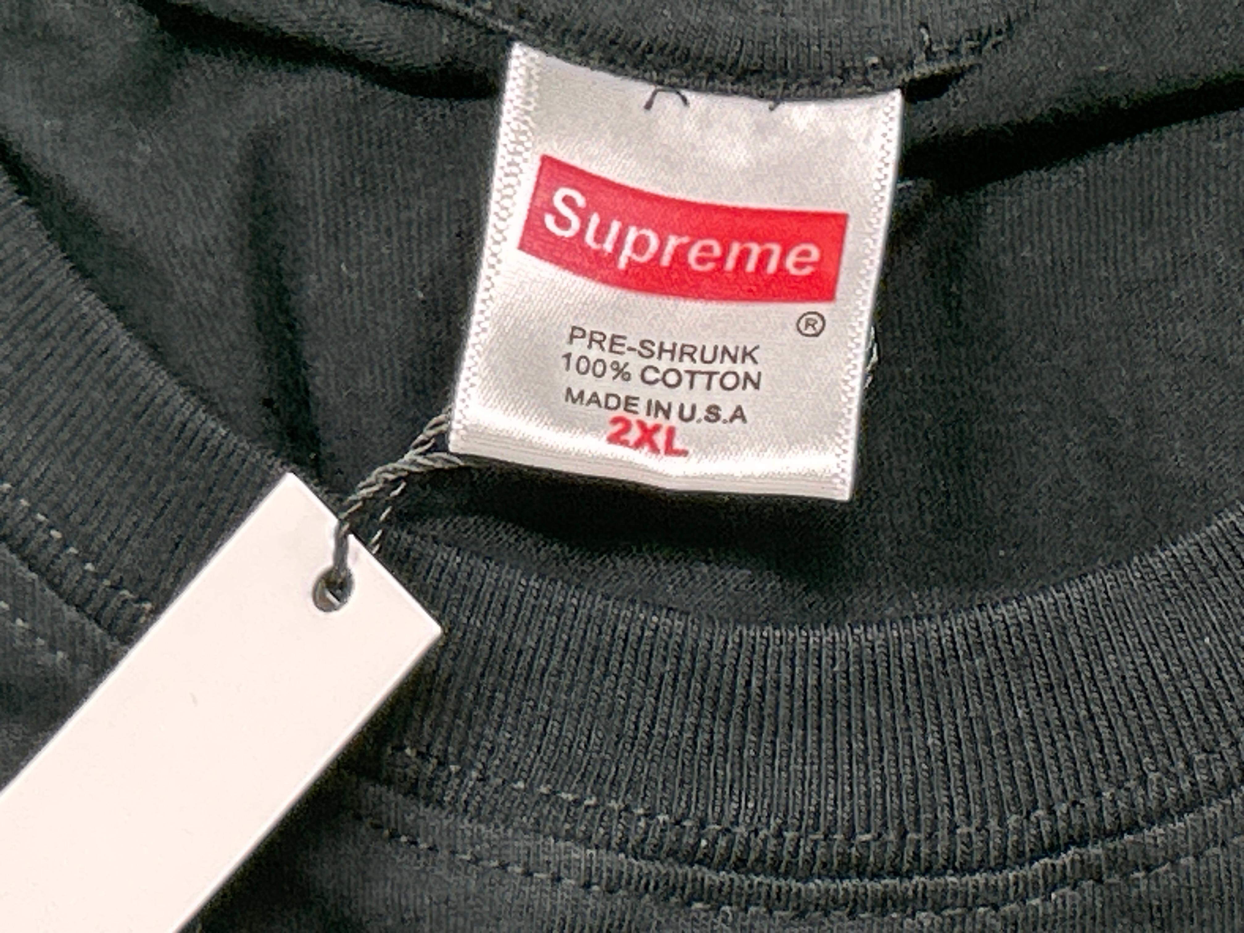 Foto QC 2 de Supreme Burberry Box Logo T-shirt White