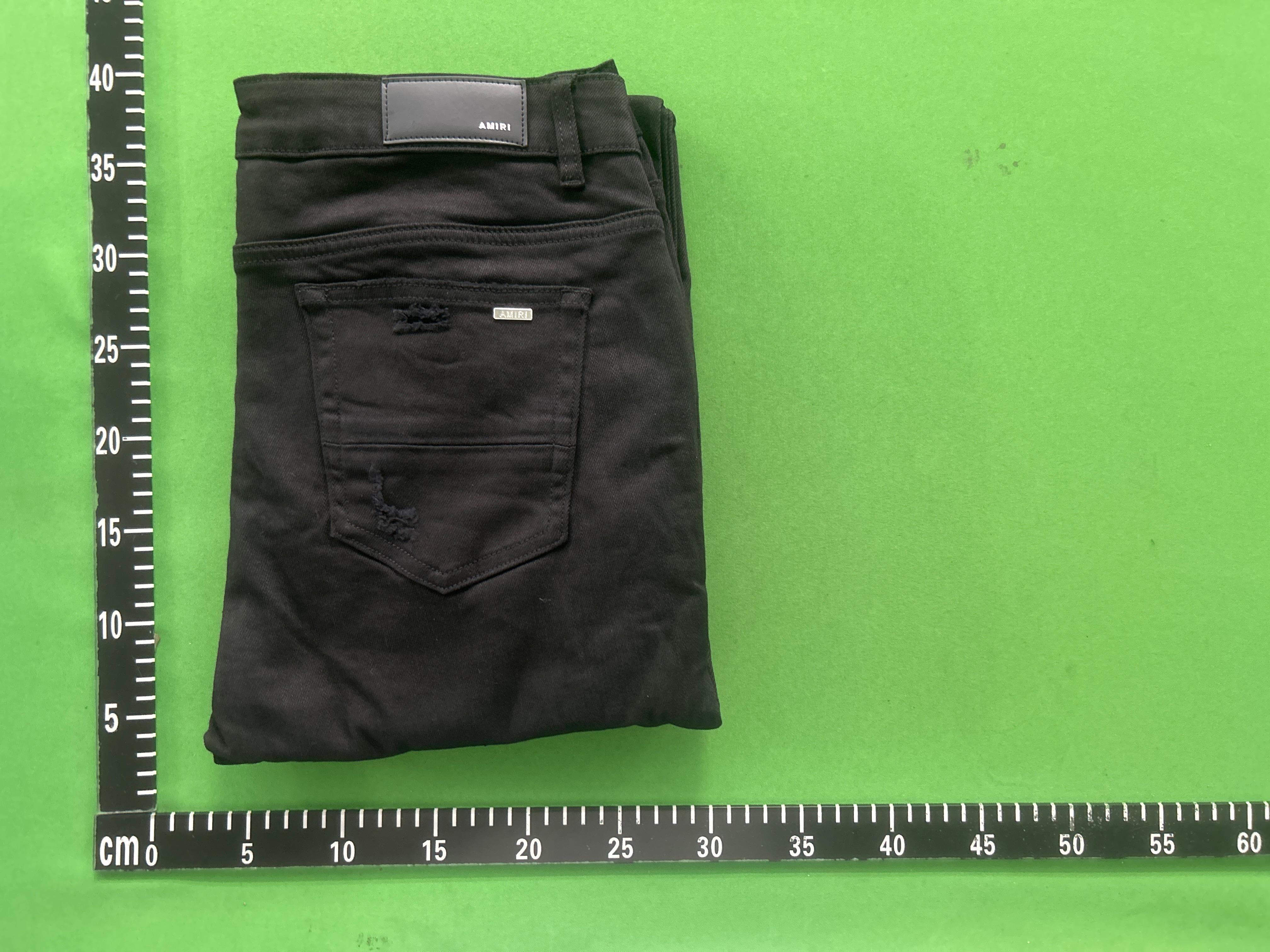 Foto QC 1 de Amiri MX1 Jeans Distressed Slim Fit Light Blue