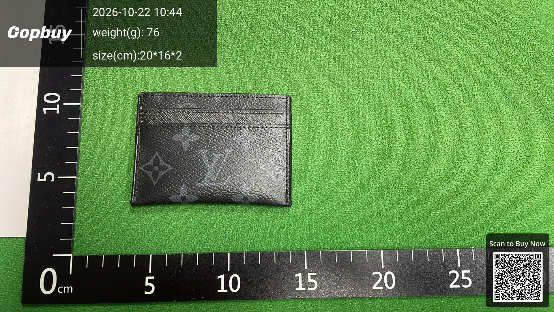 Foto QC 1 de Louis Vuitton Porte Cartes Simple Monogram Reverse Brown