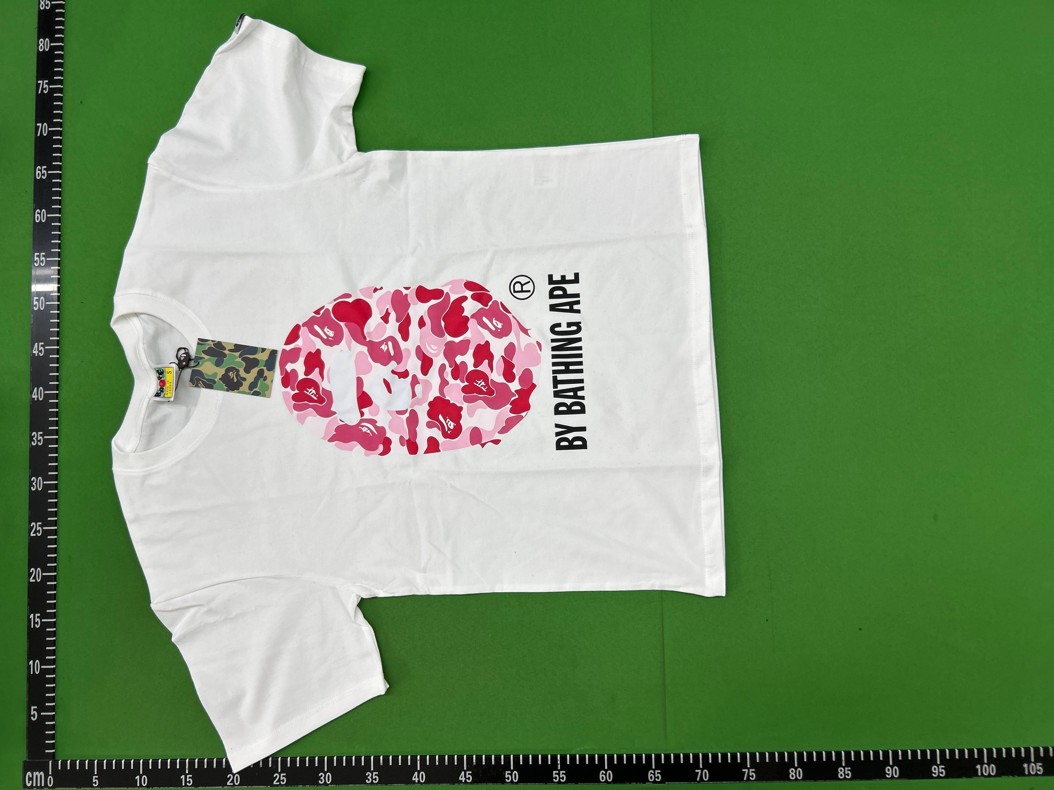 Foto QC 7 de BAPE Baby Milo T-shirt Sleeping Milo Pink Camo Ape Head Black