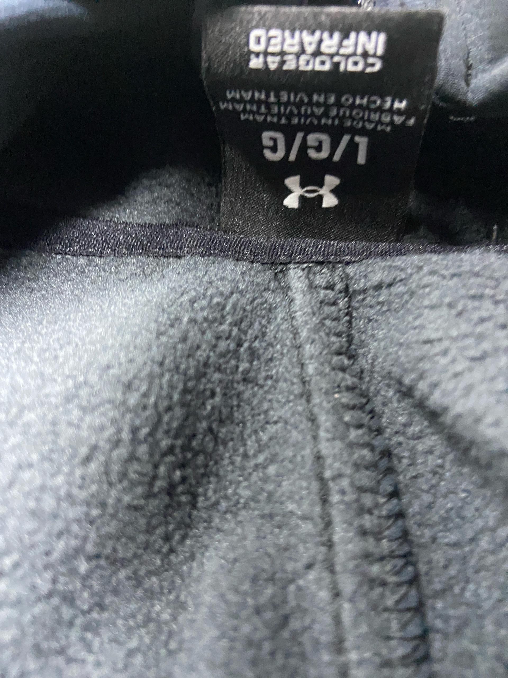 Foto QC 3 de Under Armour Hooded Jacket Fleece-Lined Windbreaker Grey Black