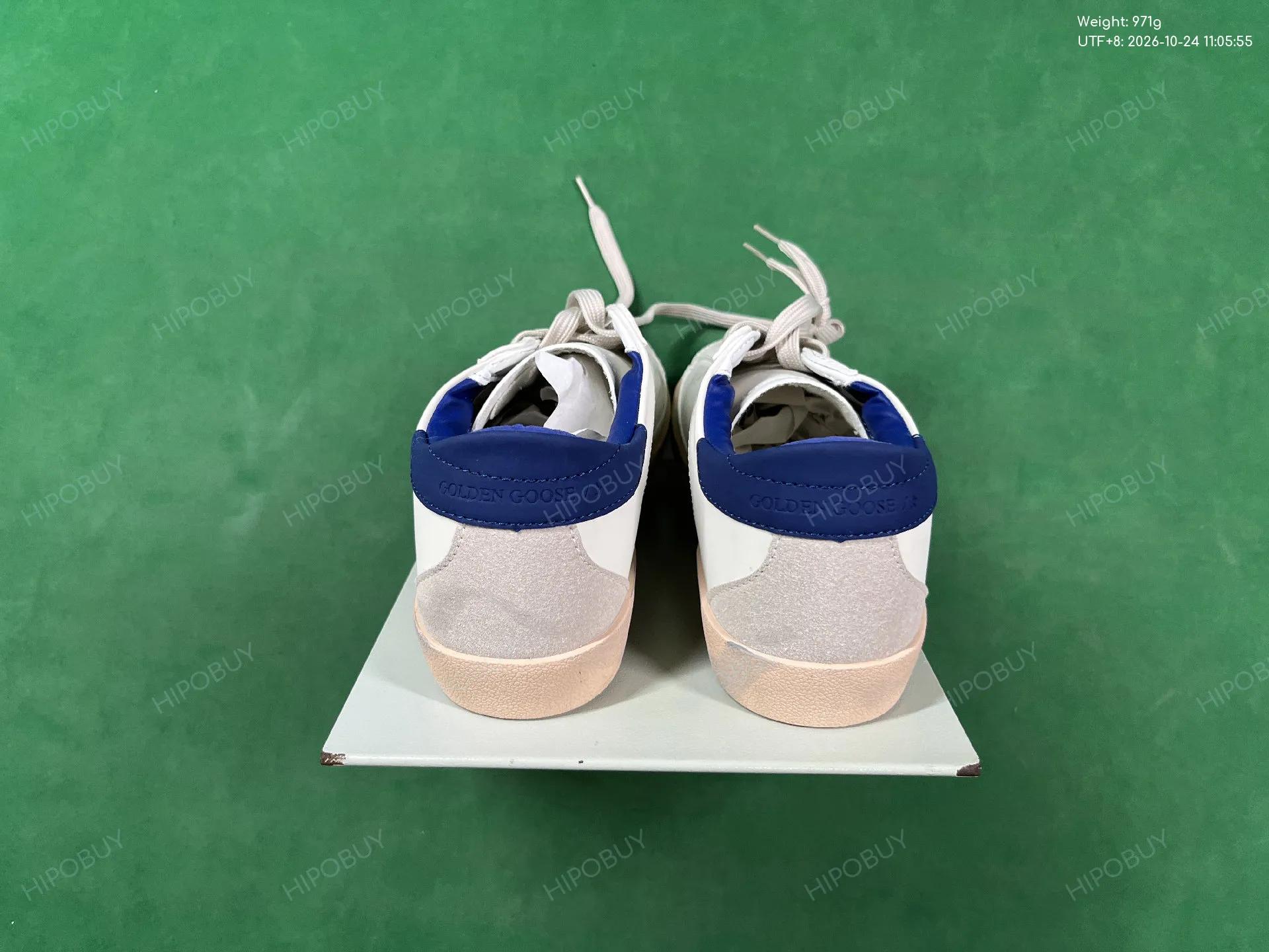 Foto QC 3 de Christian Louboutin Louis Junior Spikes Suede Low-Top Sneakers Blue