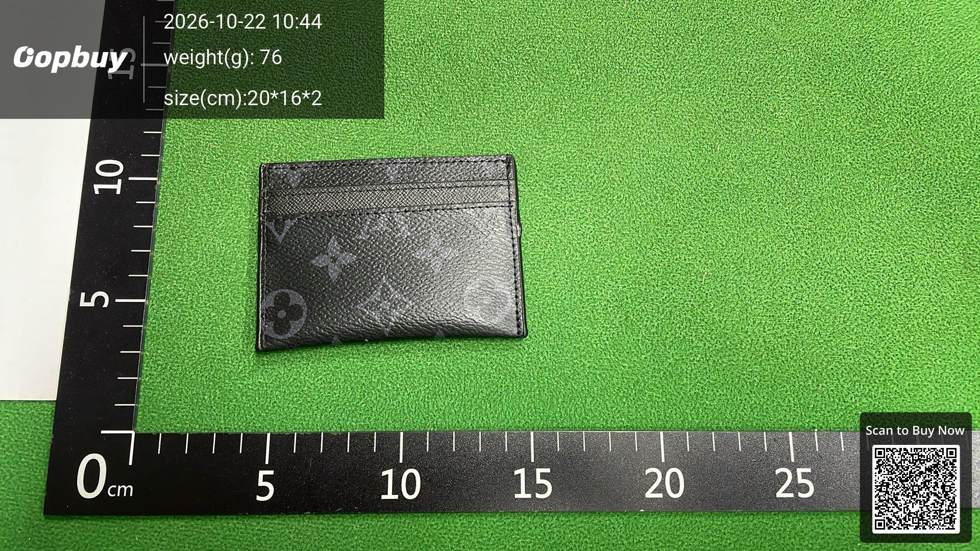 Foto QC 2 de Louis Vuitton Porte Cartes Simple Monogram Reverse Brown