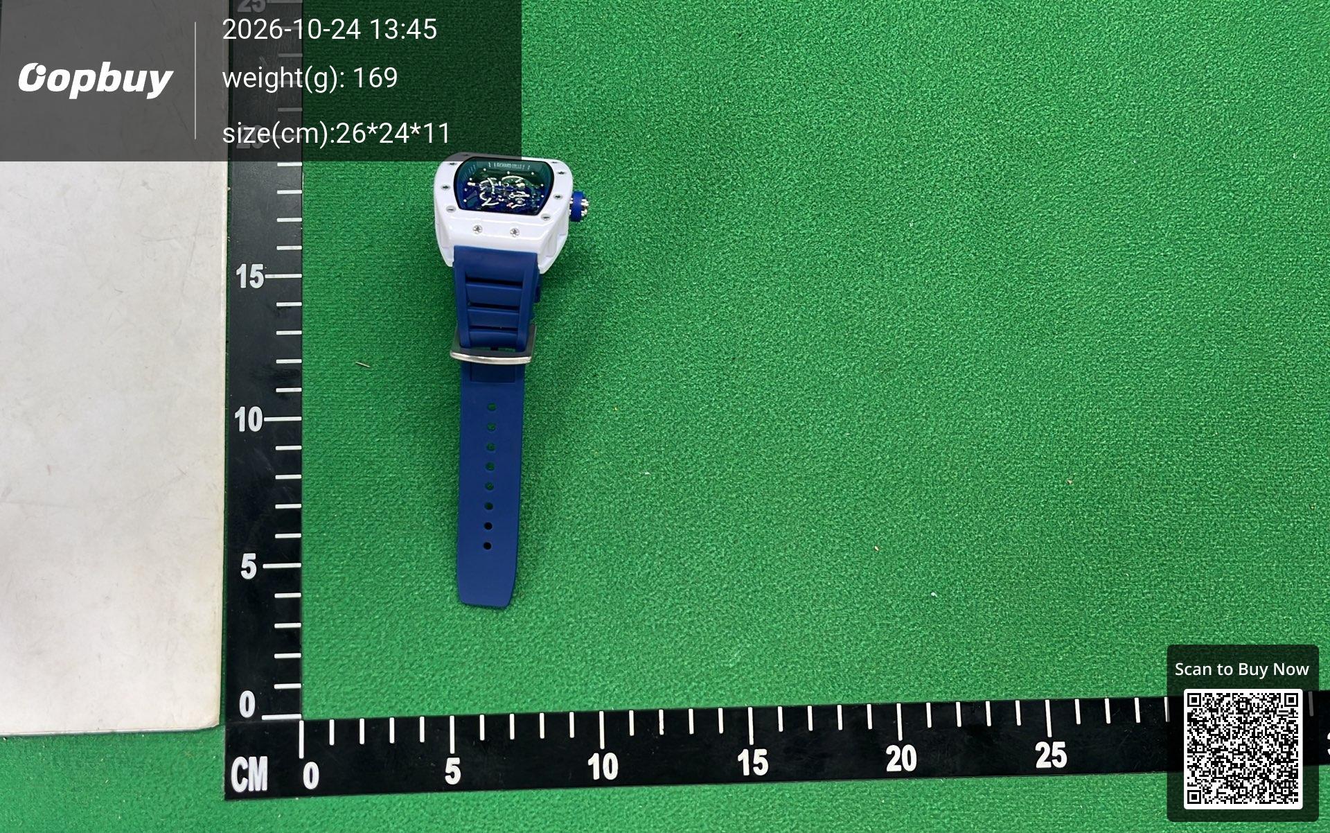 Foto QC 1 de Hengbolong Skeleton Tonneau Watch RM055