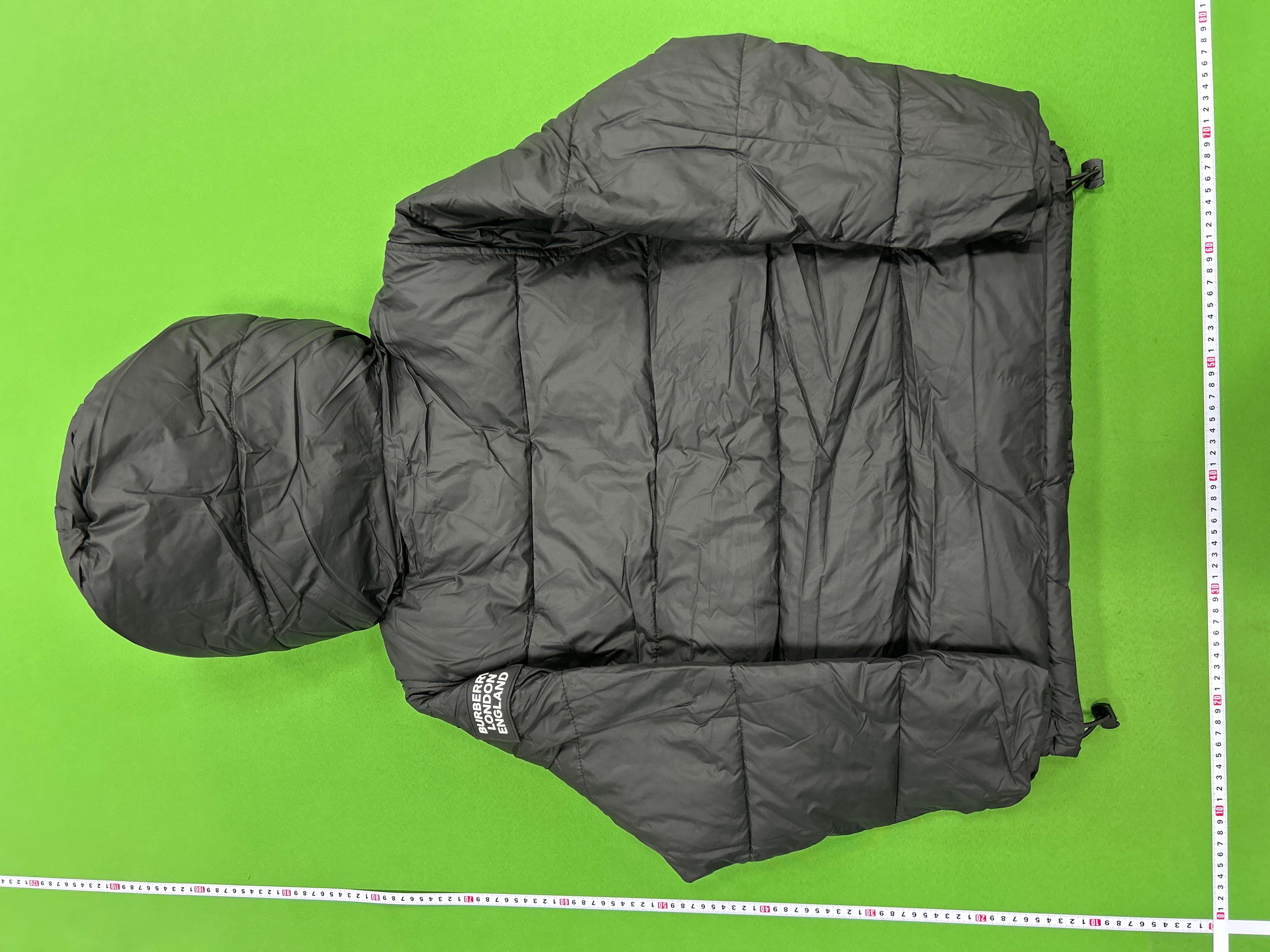 Foto QC 4 de Burberry Puffer Jacket Check Lined Down Black