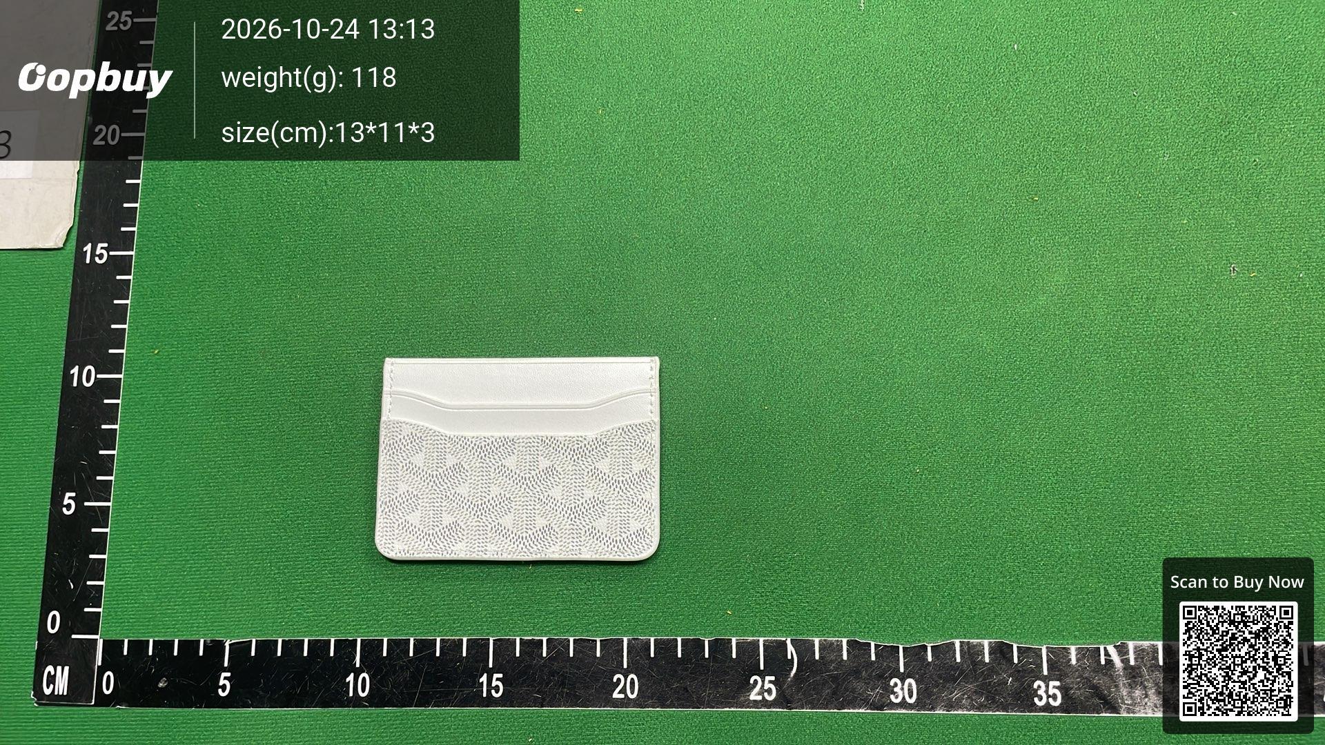 Foto QC 6 de Goyard Saint Sulpice Card Holder Goyardine Green