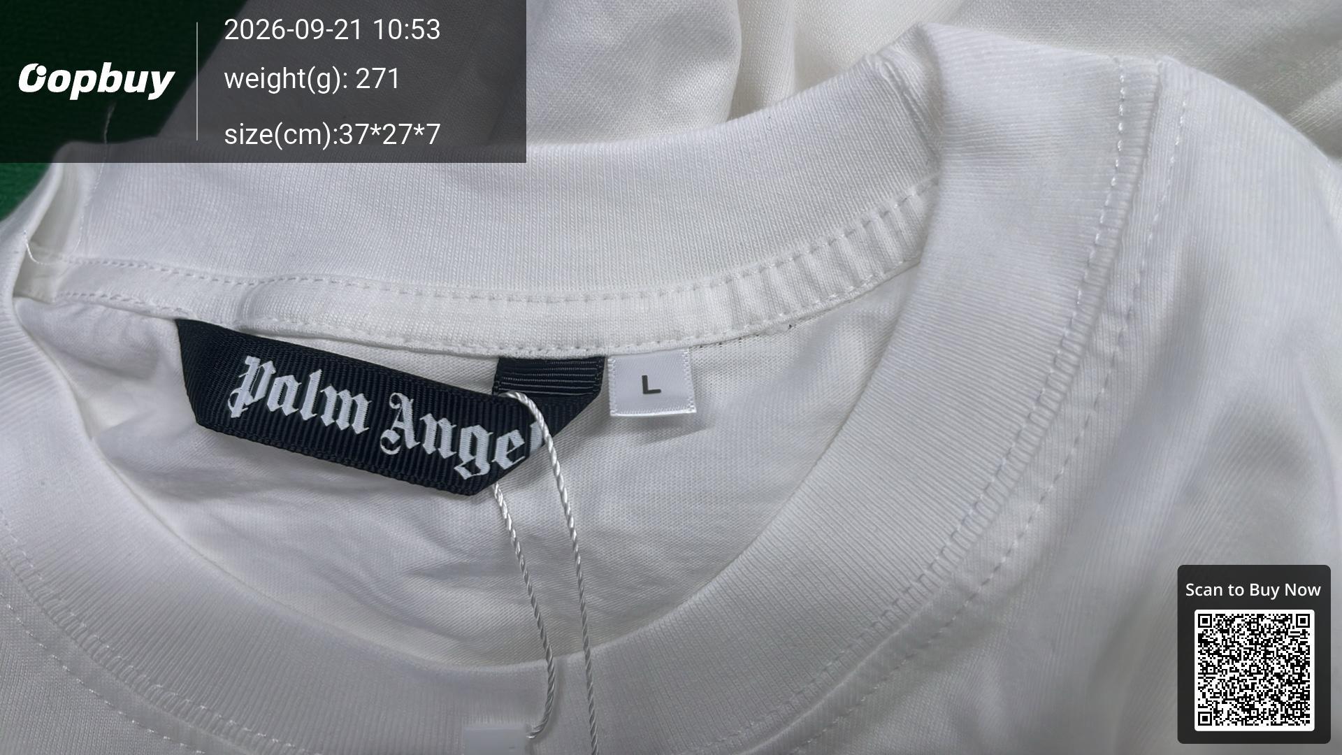 Foto QC 5 de Palm Angels Los Angeles T-shirt Black