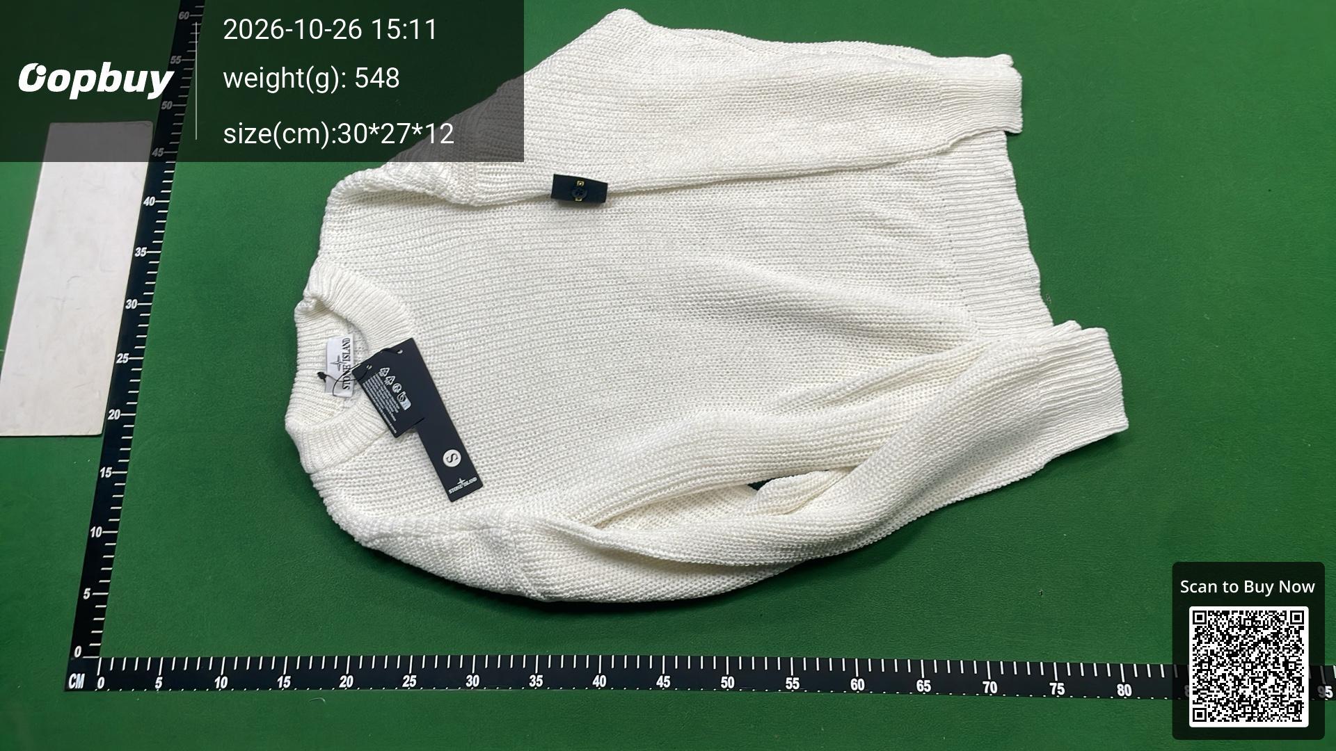 Foto QC 5 de Stone Island Zip Sweater Ribbed Knit Grey