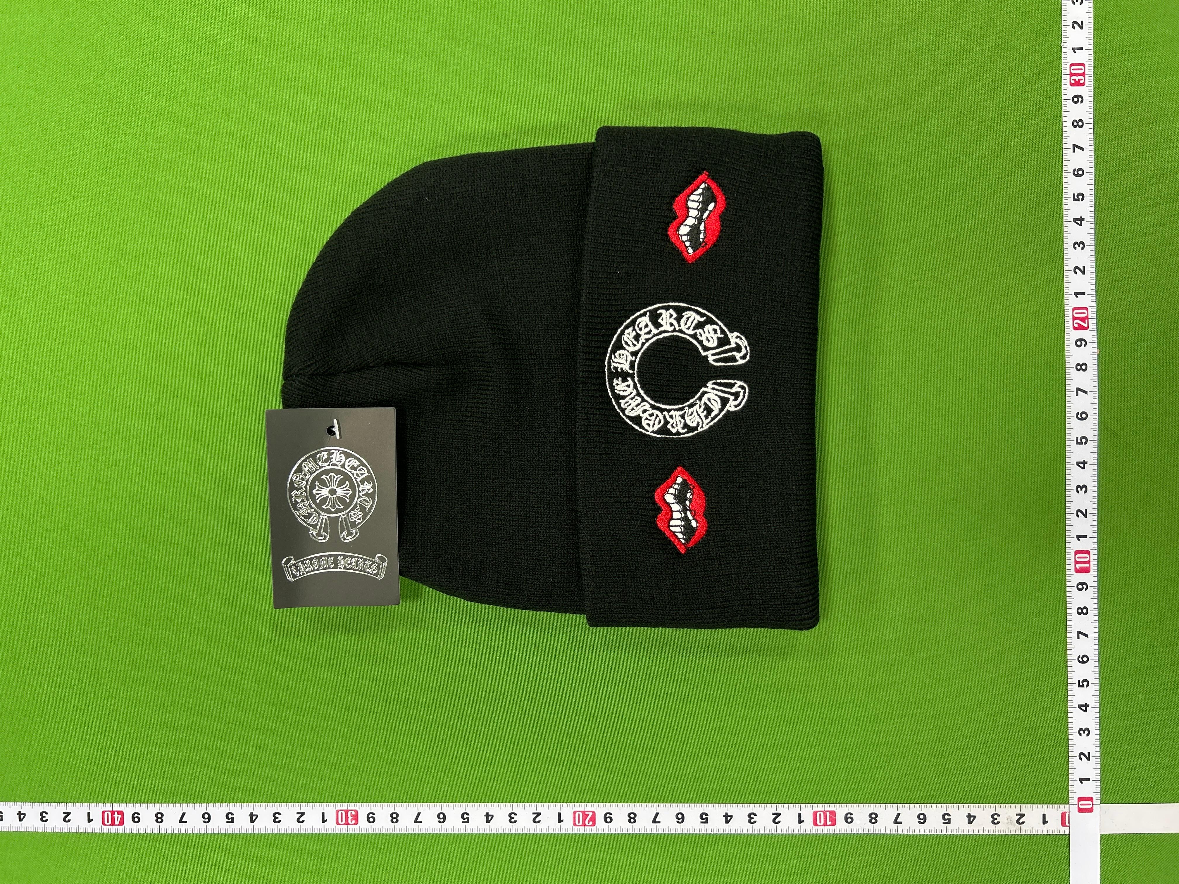 Foto QC 1 de Chrome Hearts Horse Shoe Beanie Black
