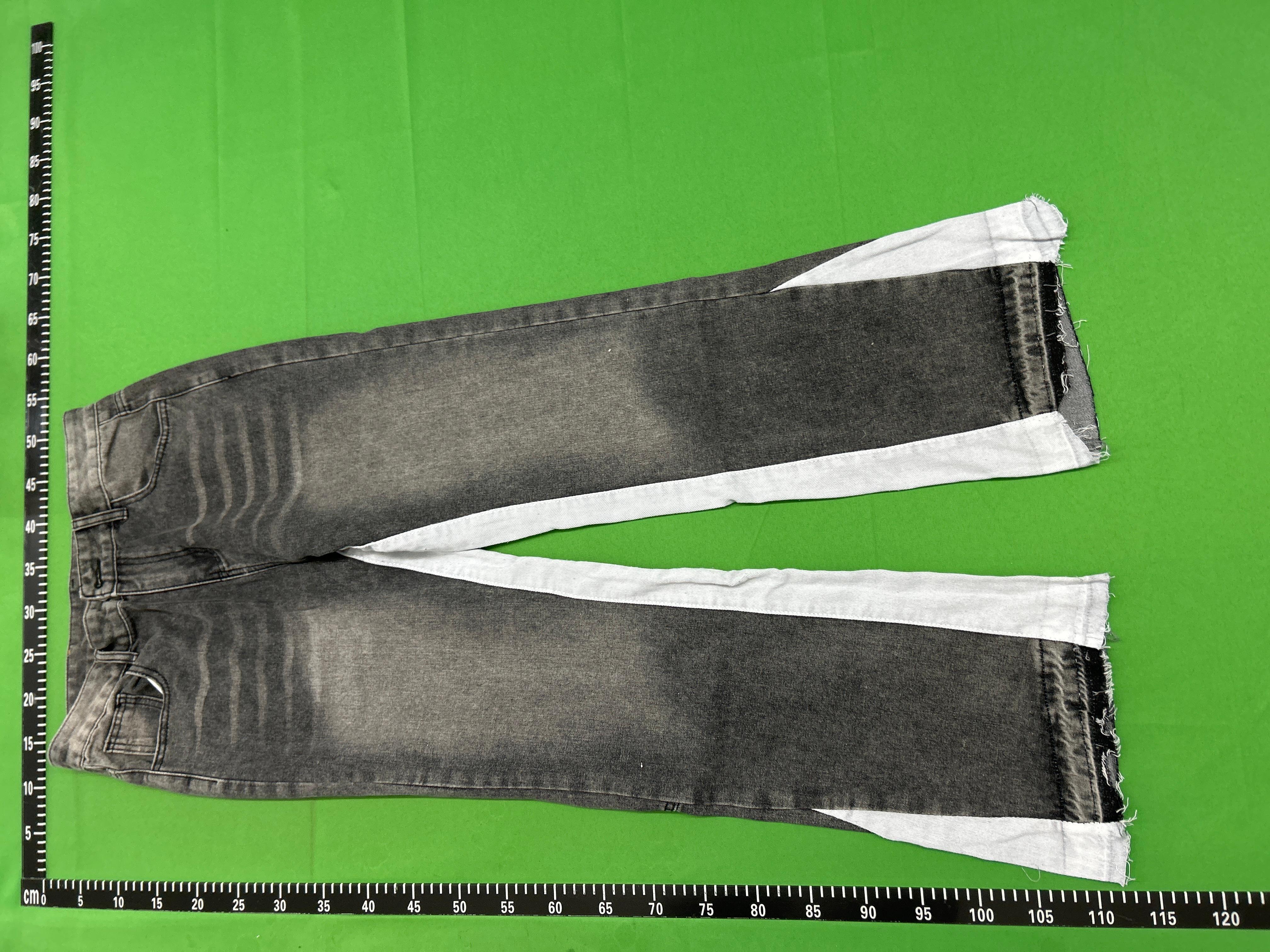 Foto QC 6 de Other Jeans Retro Patchwork Loose Flared Grey