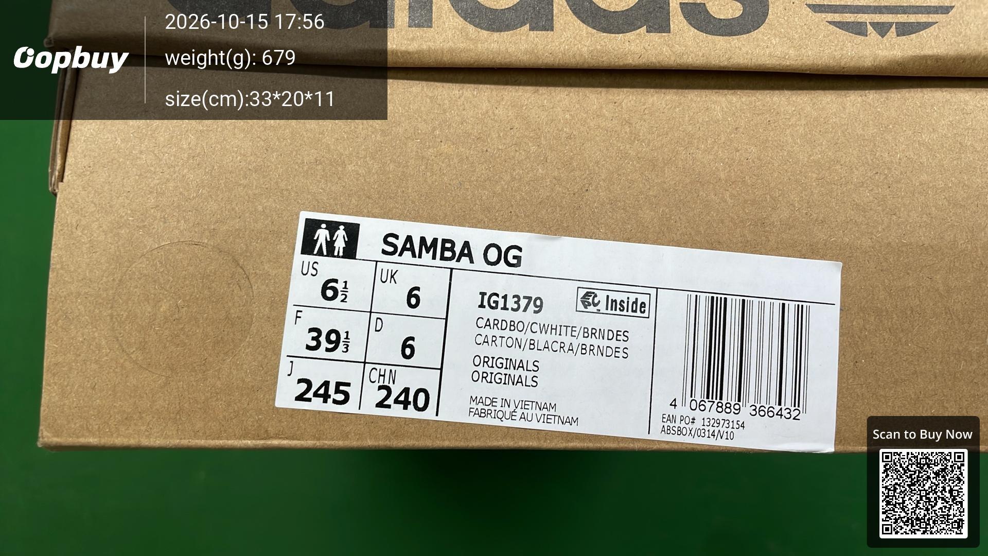 Foto QC 1 de adidas Samba OG Crochet Pack Sand Strata JR9446