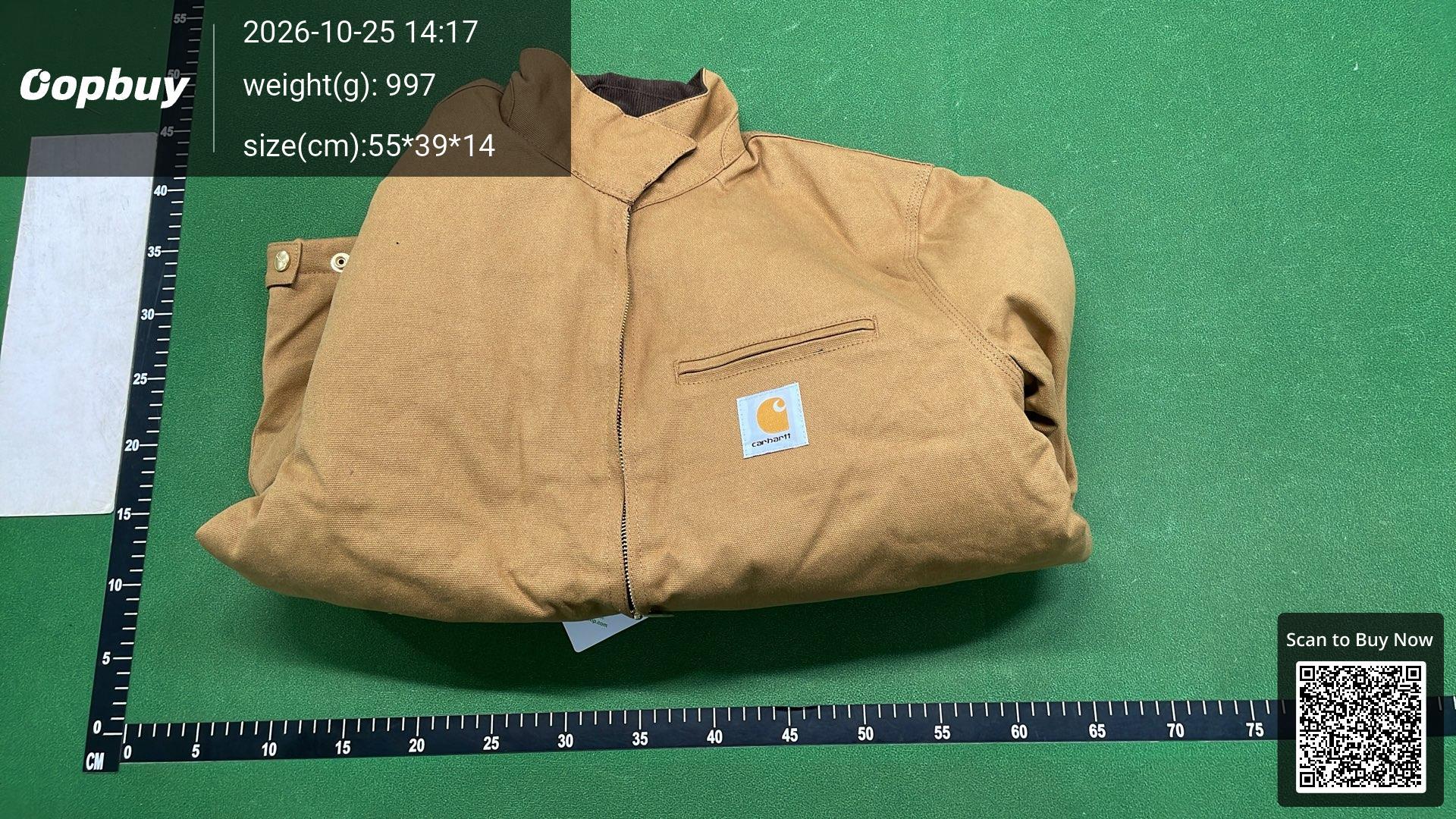 Foto QC 8 de Carhartt WIP OG Detroit Jacket Canvas Shady Green