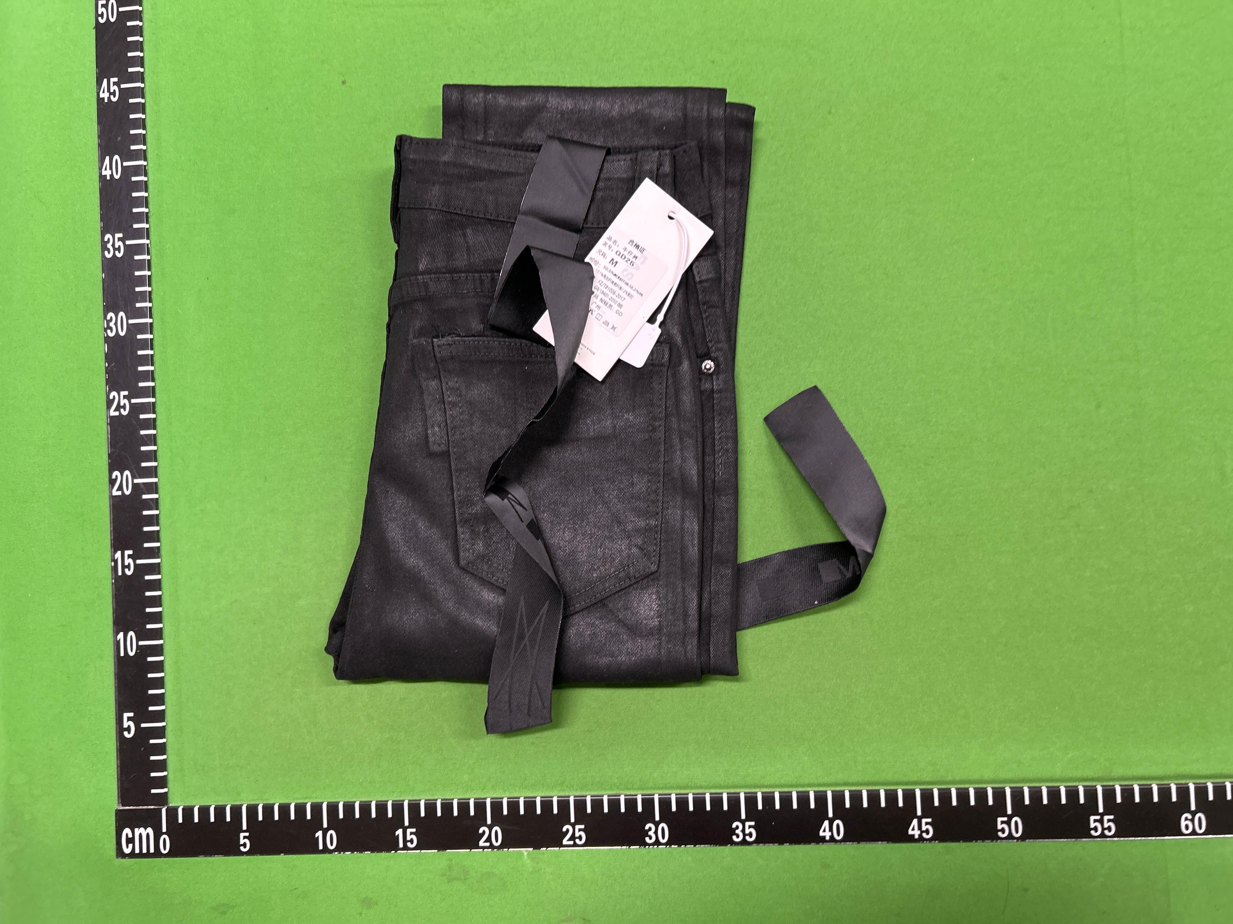 Foto QC 8 de Rick Owens DRKSHDW Jeans Waxed Coated Flared Black