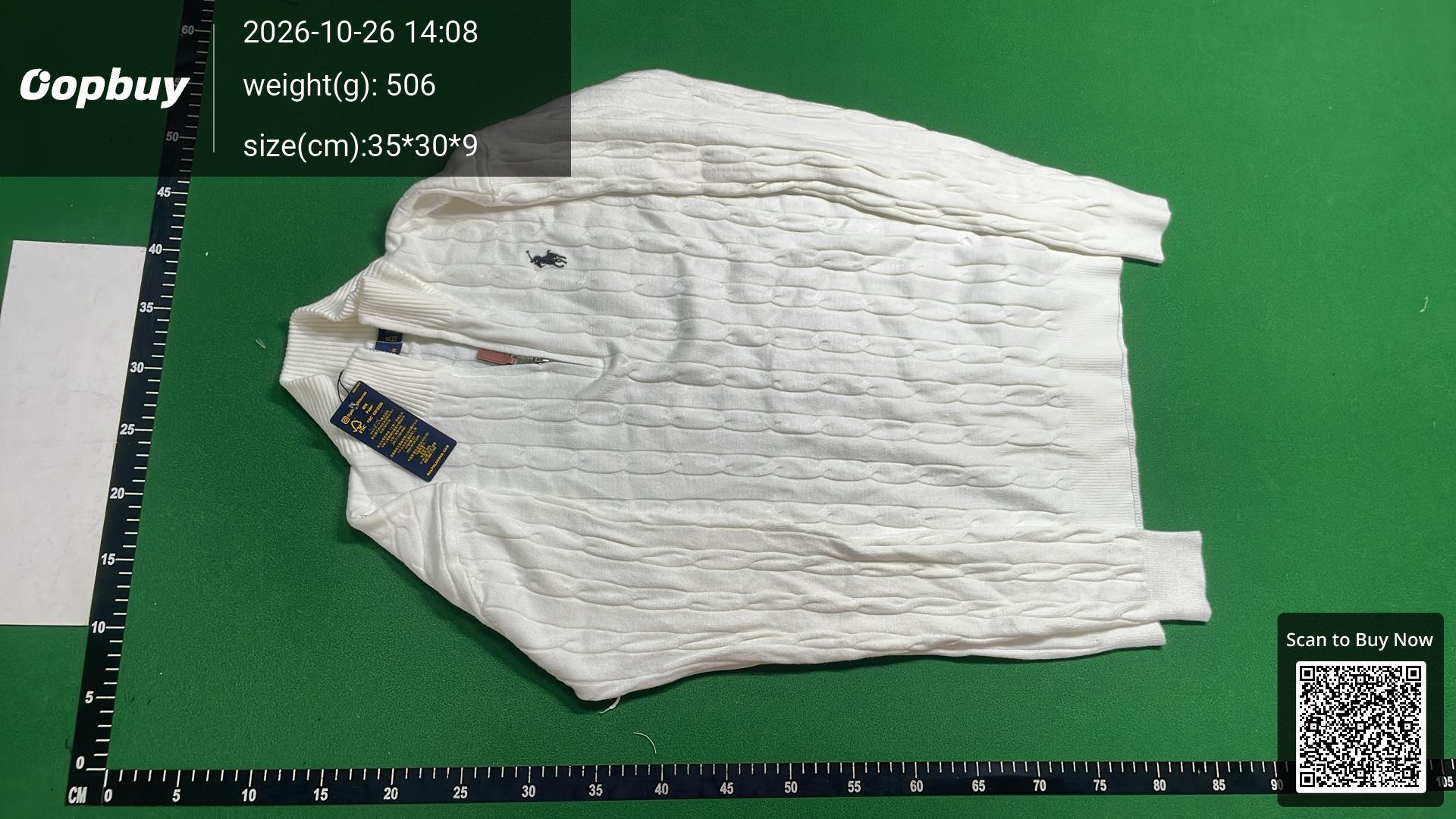 Foto QC 5 de Polo Ralph Lauren Cable Knit Crewneck Sweater Pink