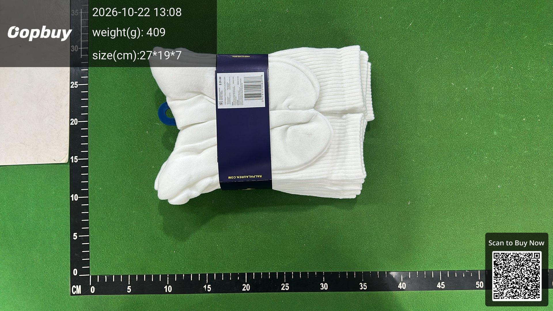 Foto QC 5 de Polo Ralph Lauren Classic Sport Crew Socks Cotton Grey
