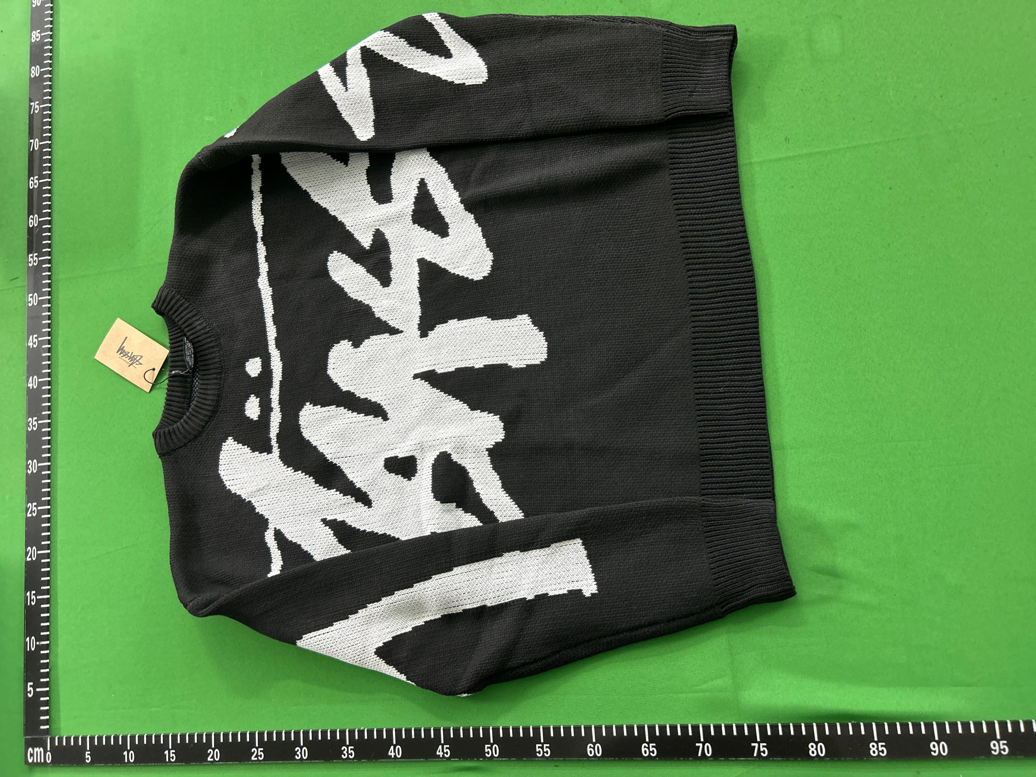 Foto QC 3 de Stussy Stock Knit Crewneck Sweater Black