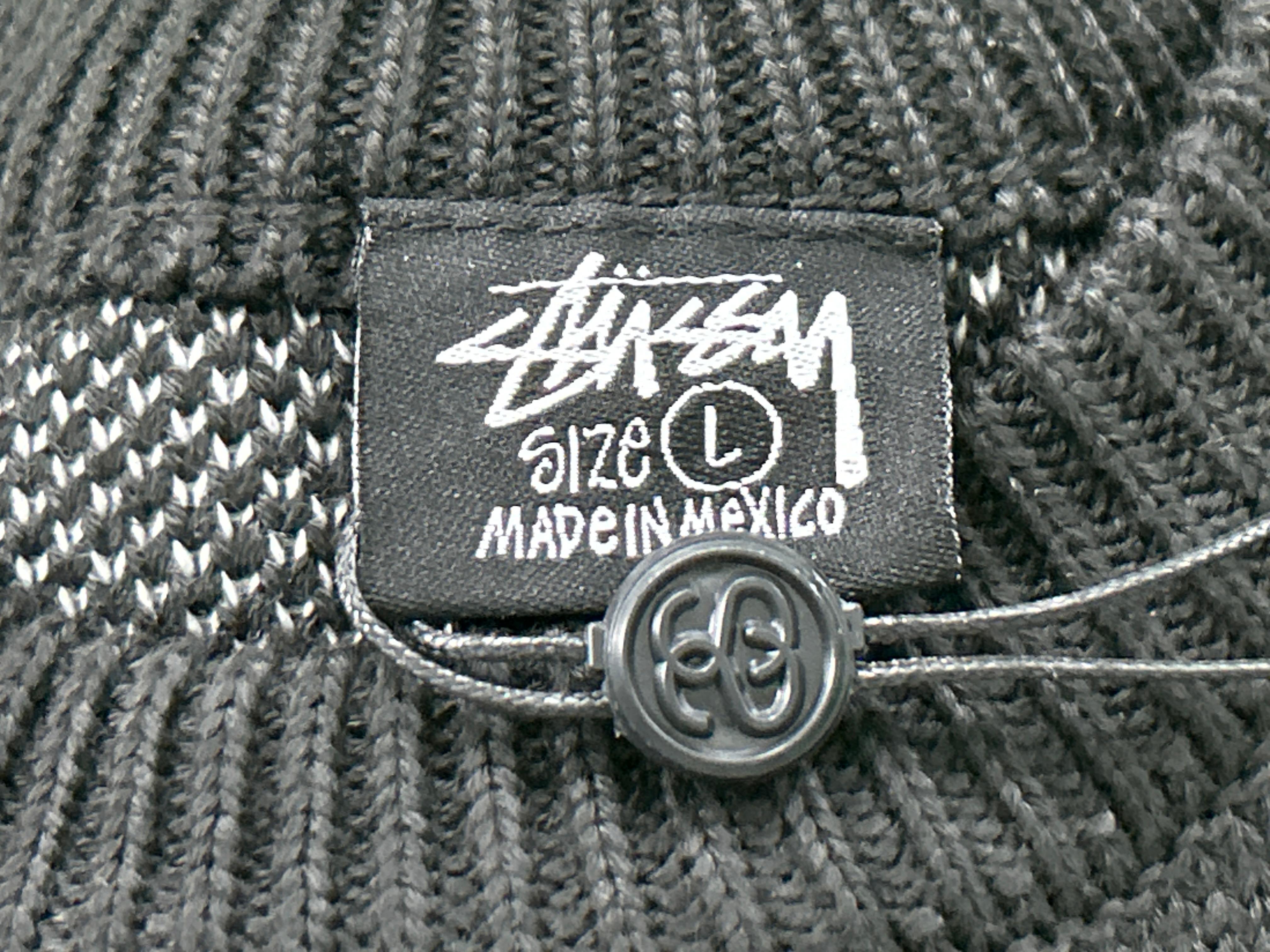 Foto QC 2 de Stussy Stock Knit Crewneck Sweater Black