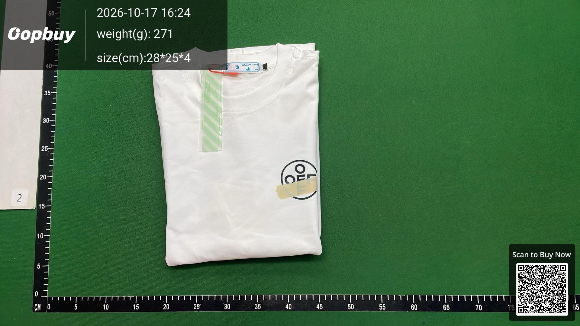 Foto QC 8 de Off-White T-shirt Spray Paint Arrows "99" Black Pink
