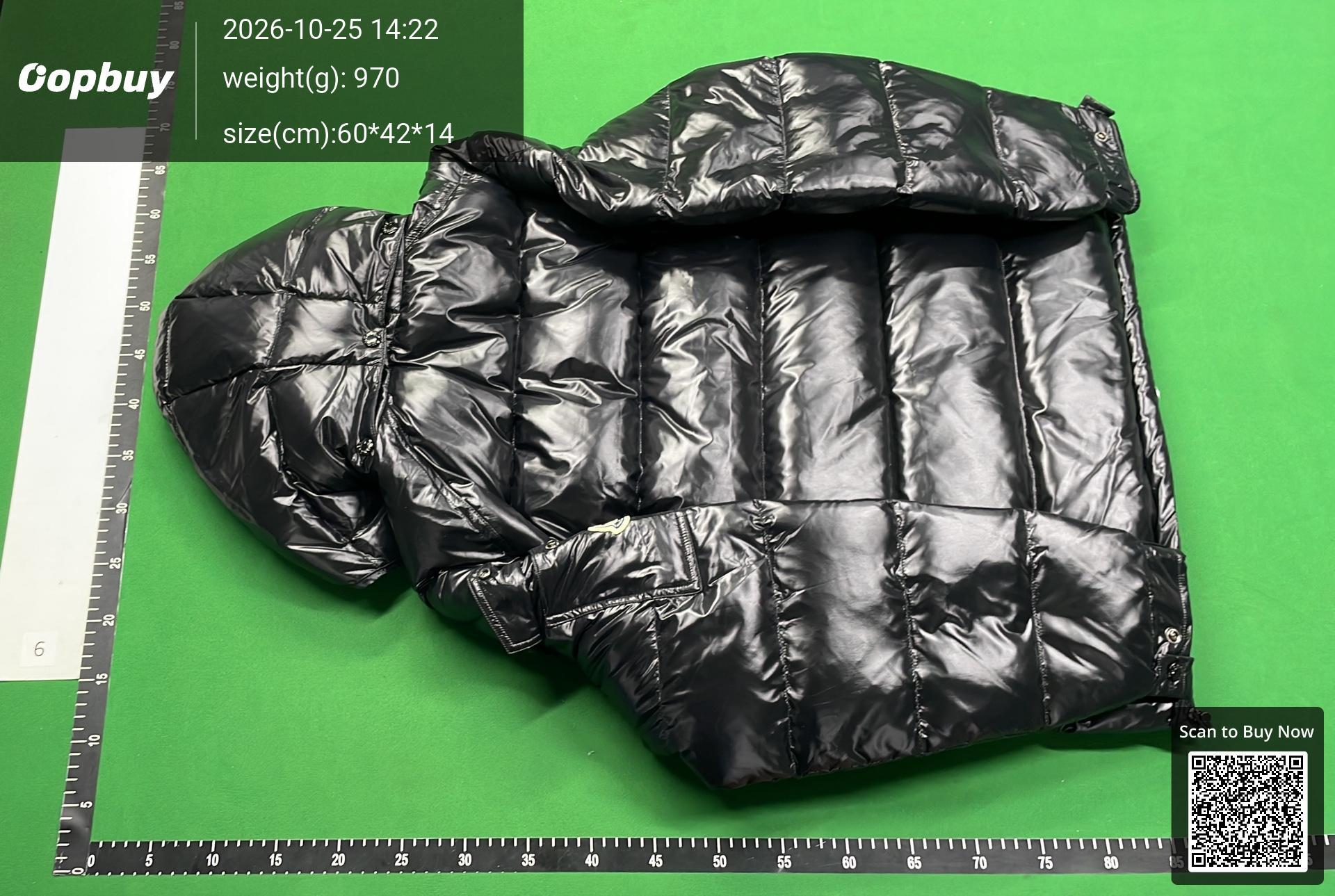 Foto QC 3 de Moncler Maya Down Puffer Jacket Hooded Grey