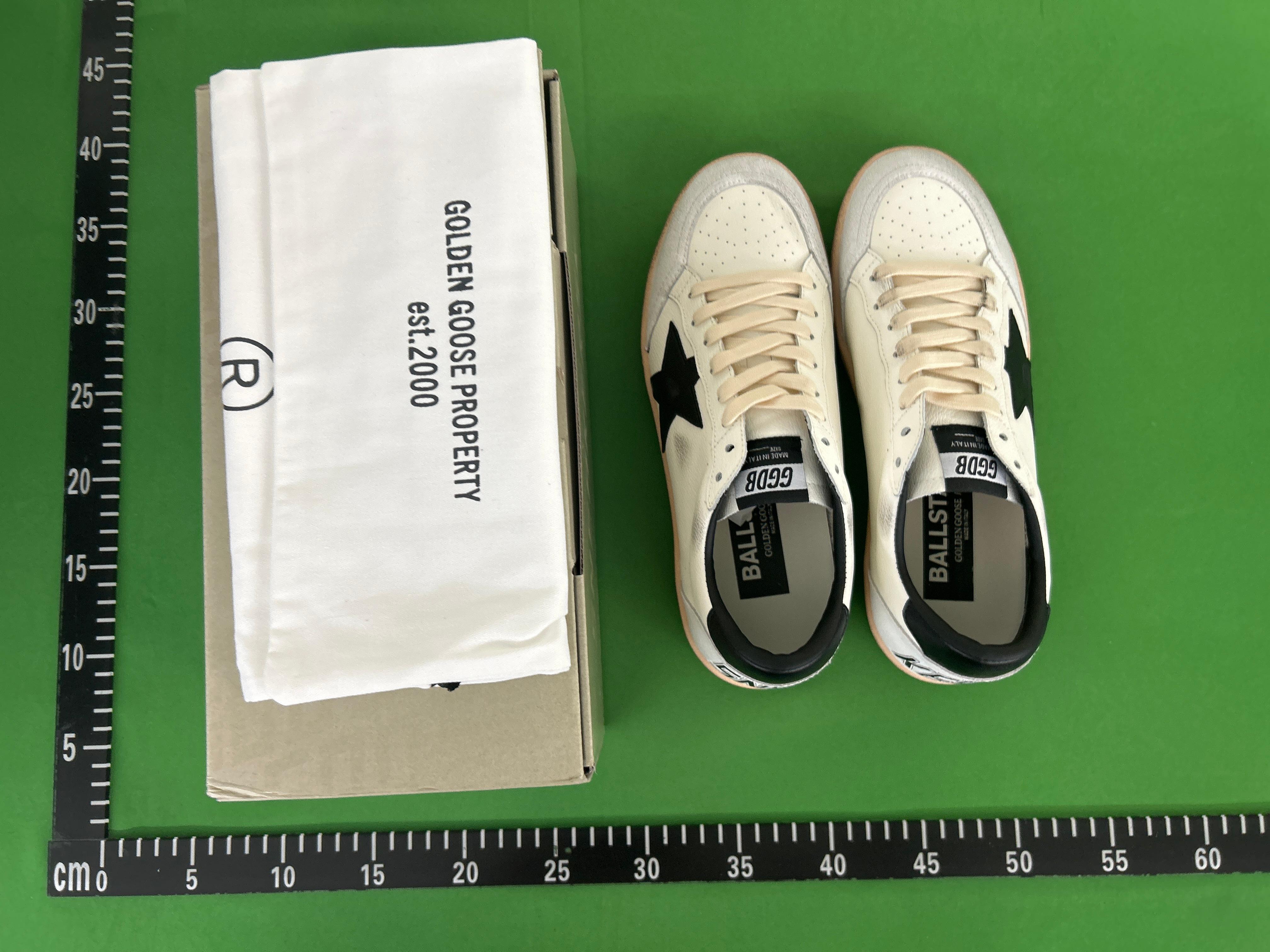 Foto QC 2 de Golden Goose Ball Star Retro White Blue Black GMF00117