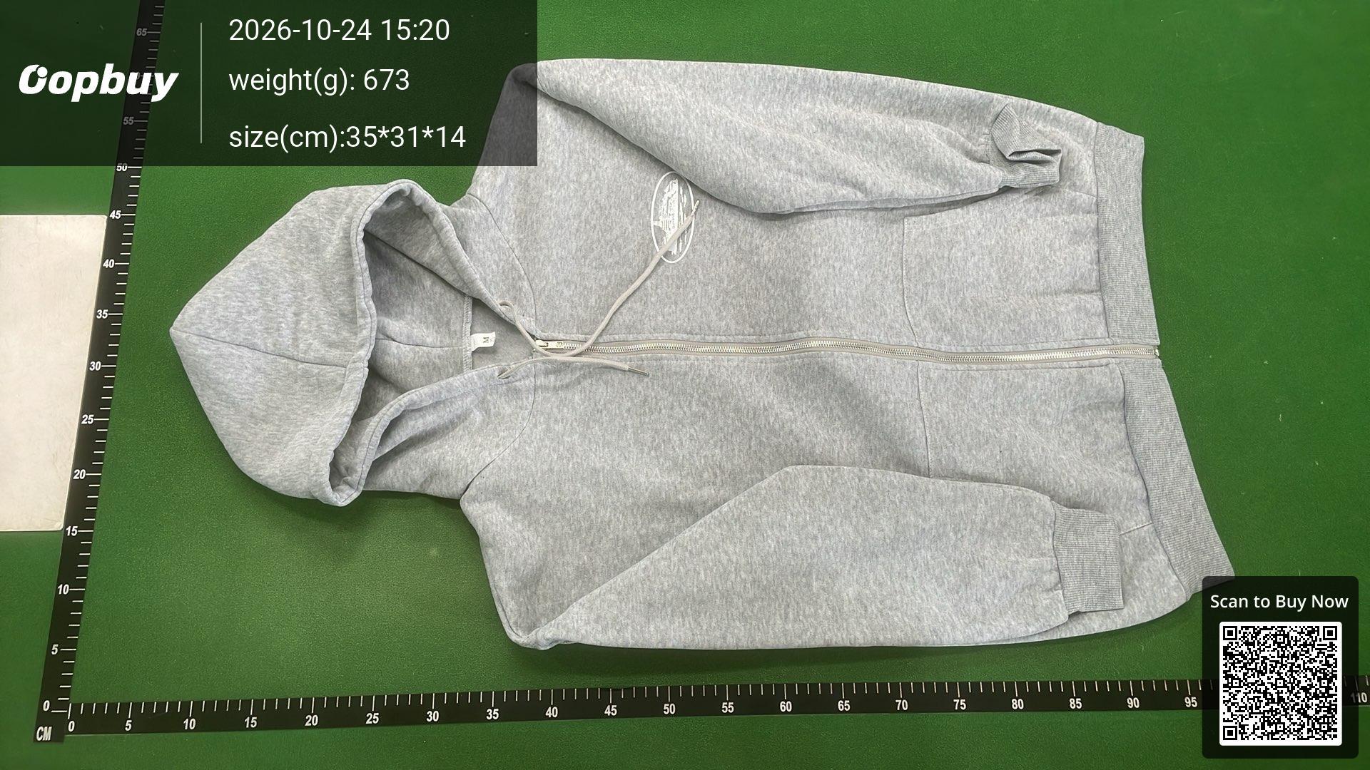 Foto QC 6 de Corteiz Alcatraz Hoodie Grey