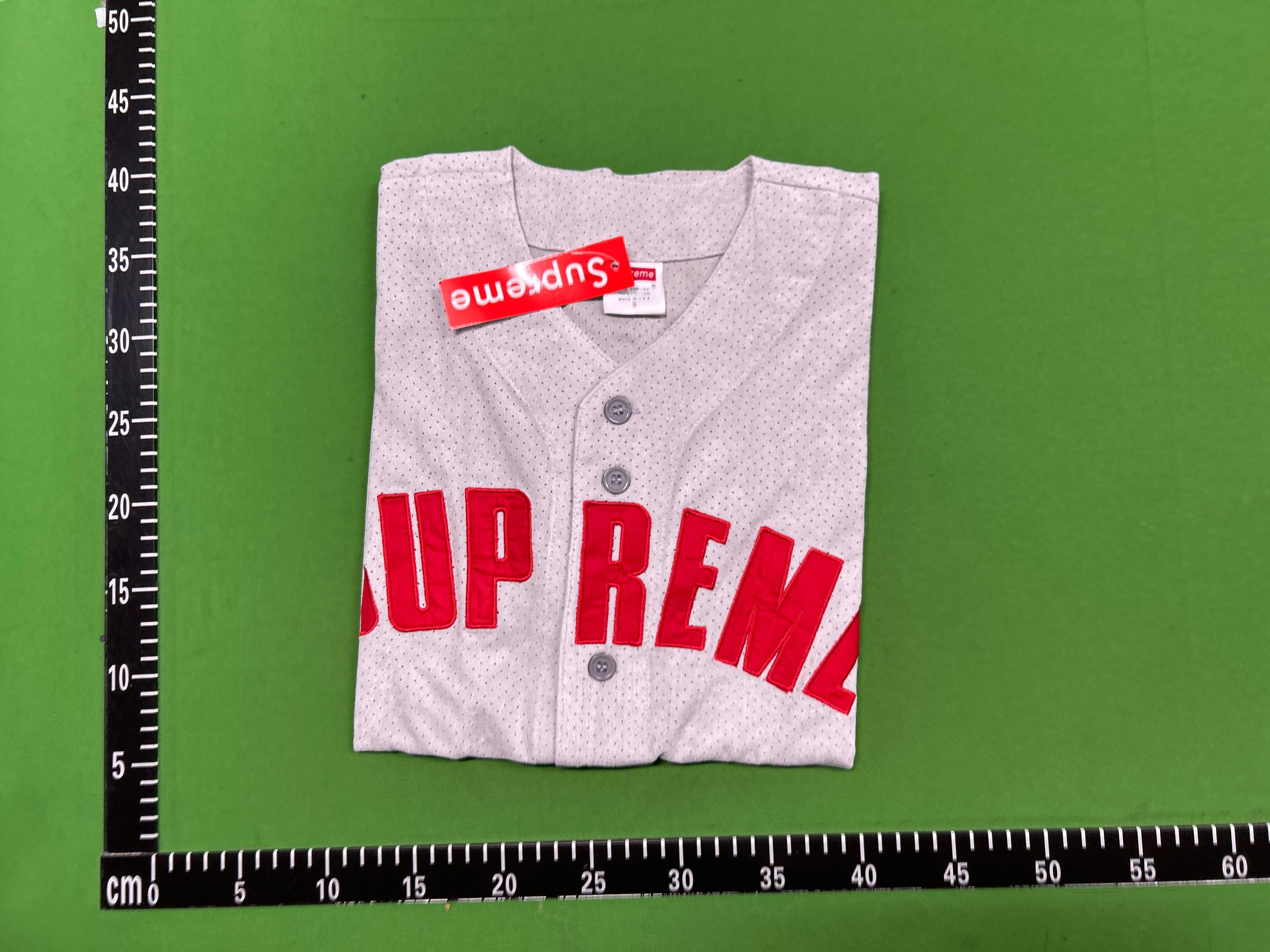 Foto QC 5 de Supreme SS24 Ultrasuede Mesh Baseball Jersey Black