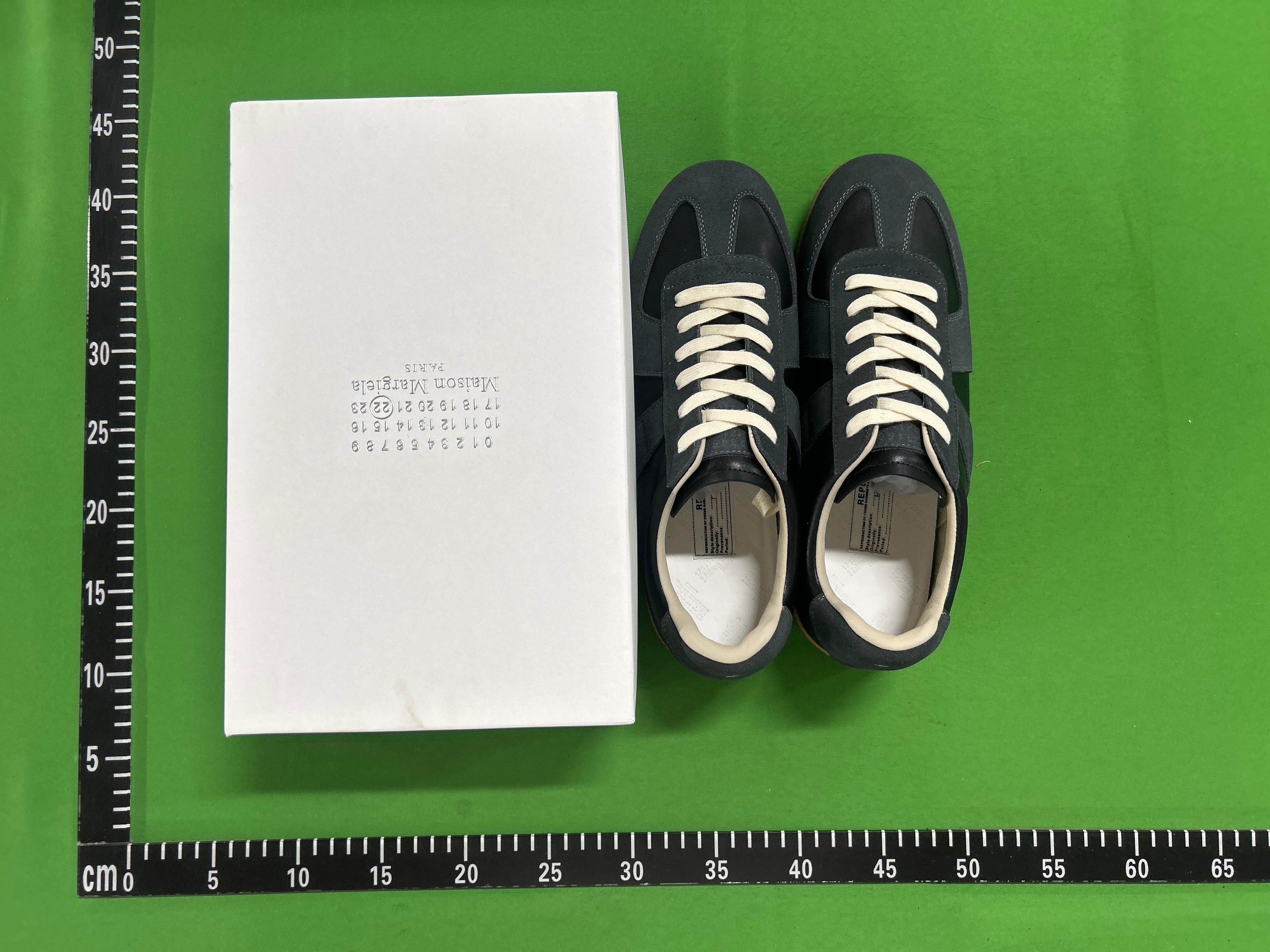 Foto QC 2 de MM6 Replica German Army Trainer Leather Suede Low Top