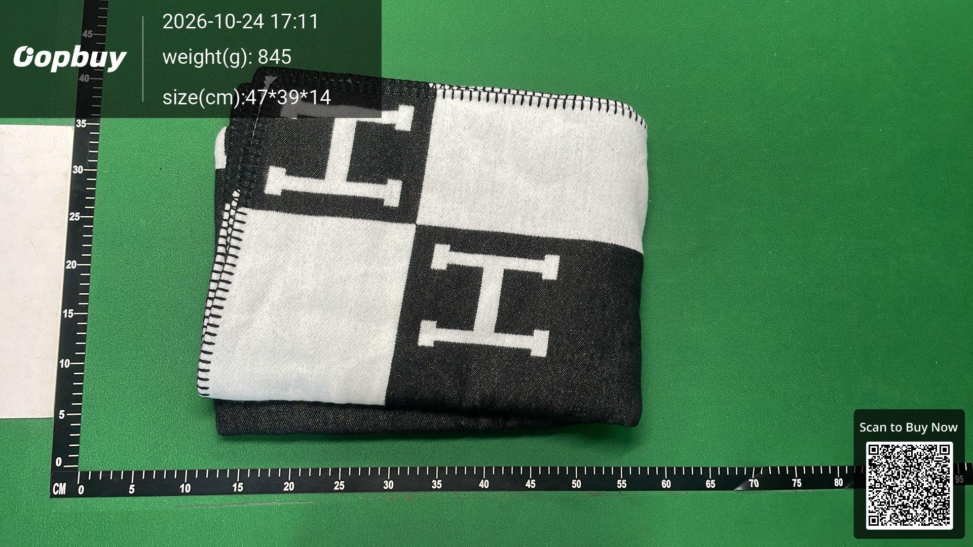 Foto QC 4 de Hermes H Blanket Grey
