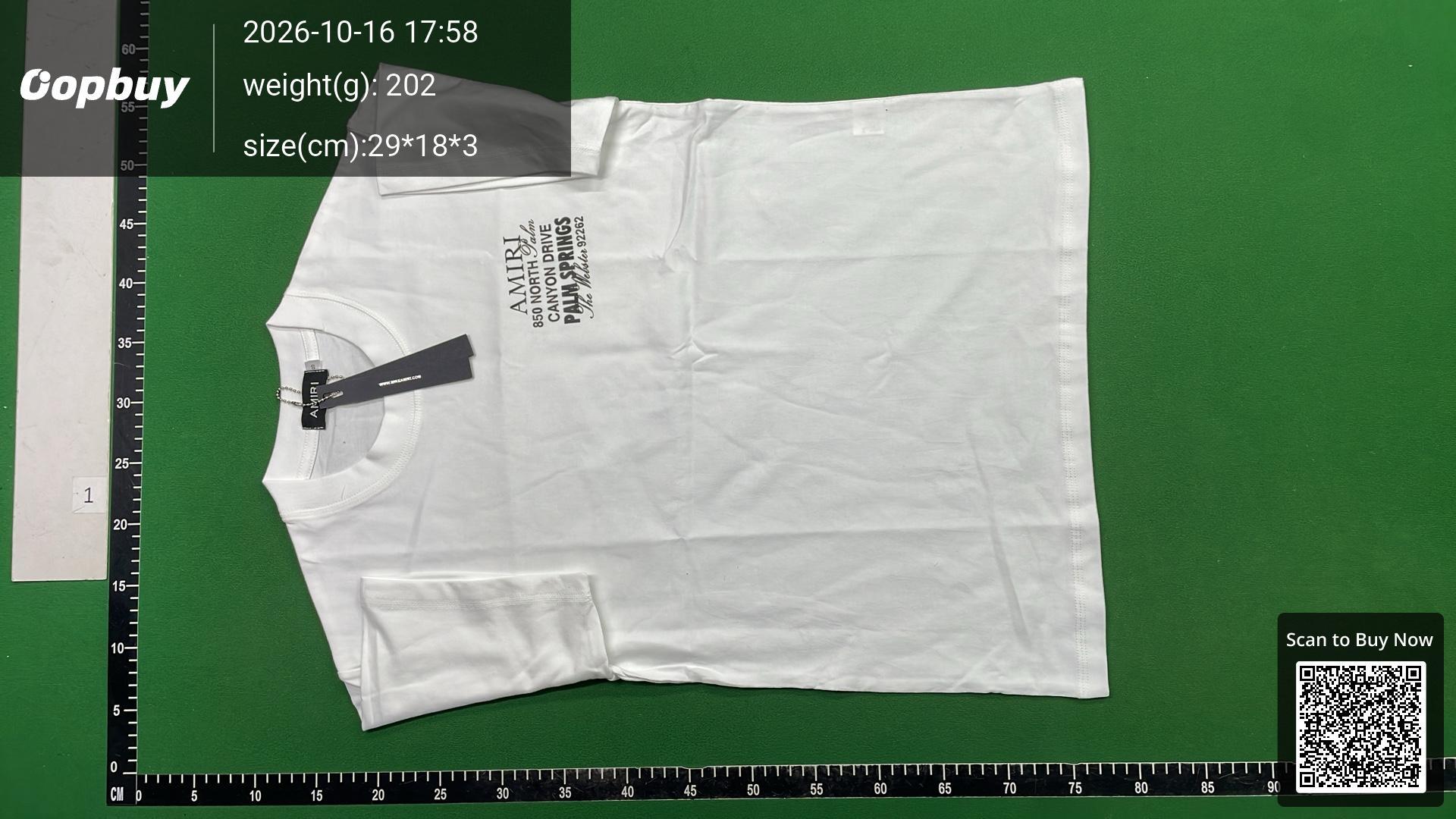 Foto QC 2 de AMIRI The Webster T-shirt Palm Springs Bones Black