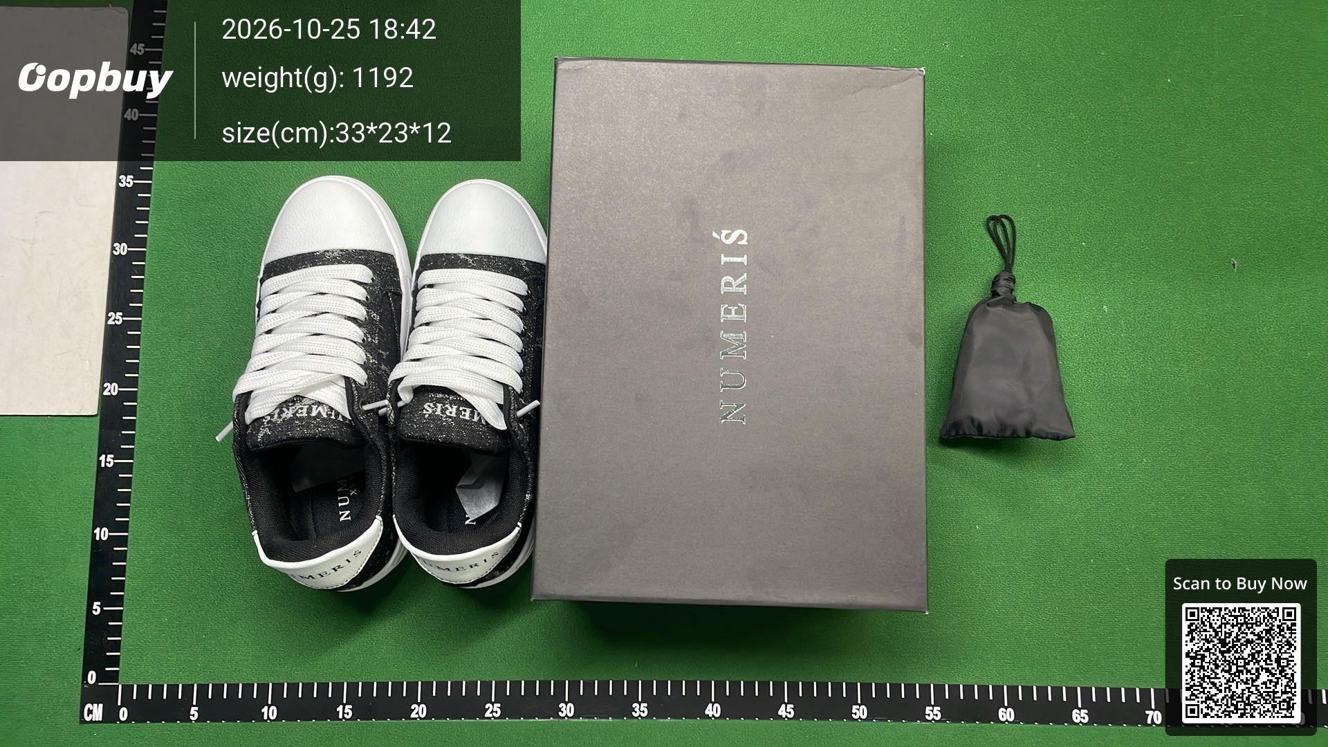 Foto QC 1 de Numeris Board Shoe Low Black Silver Splatter