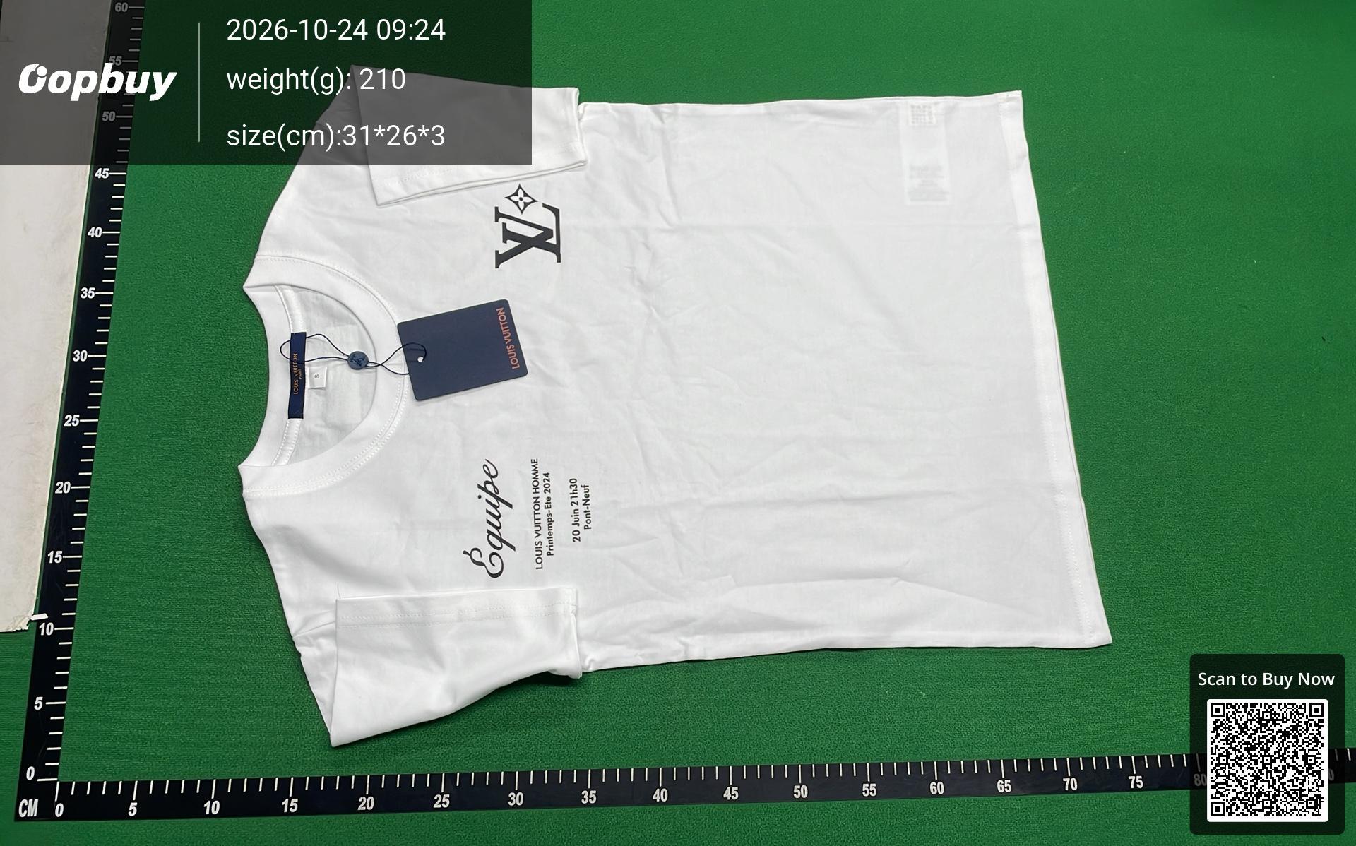 Foto QC 2 de Louis Vuitton T-shirt LV Since 1854 Graphic Black