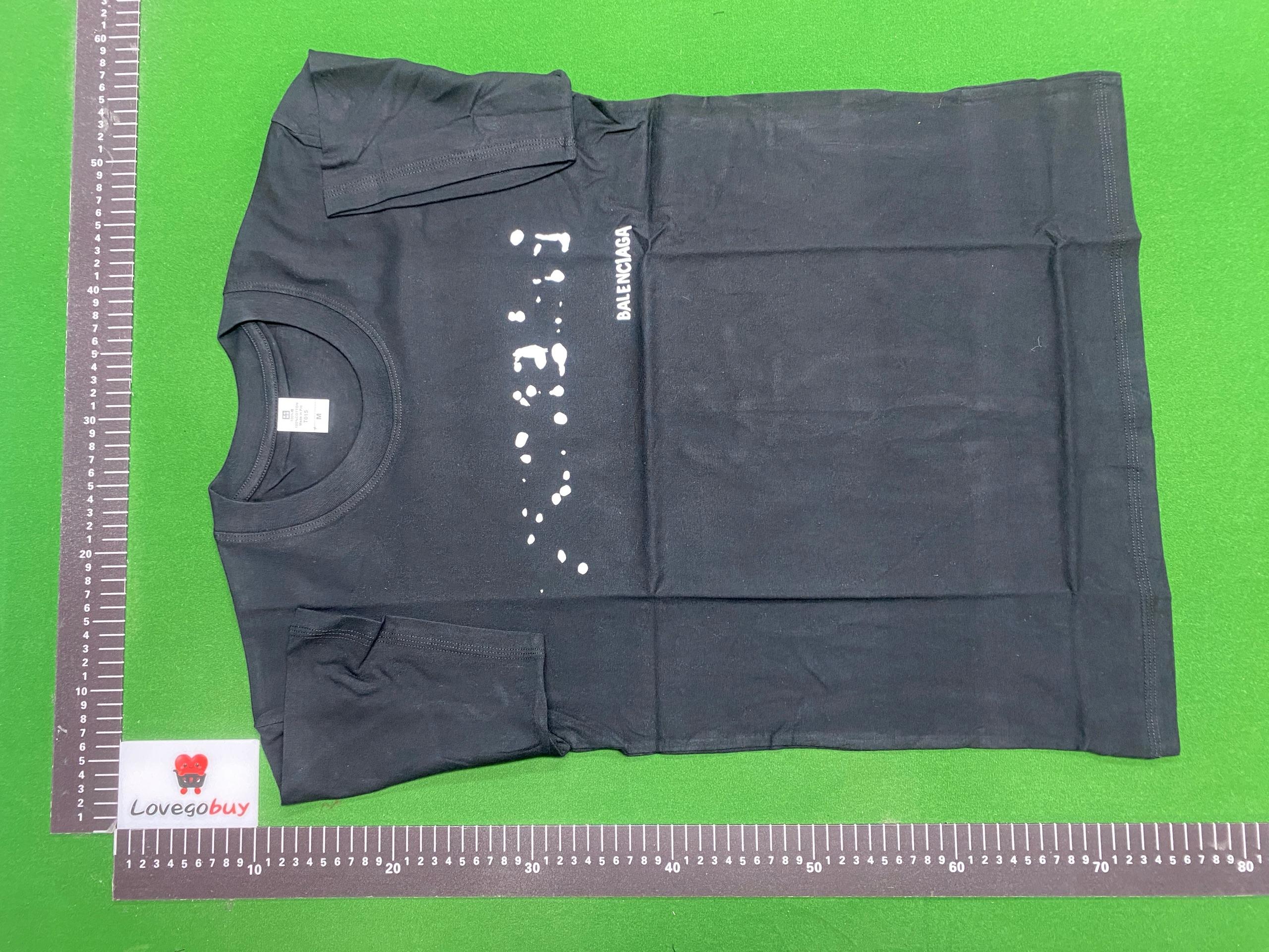 Foto QC 1 de Balenciaga T-shirt Tape Logo White