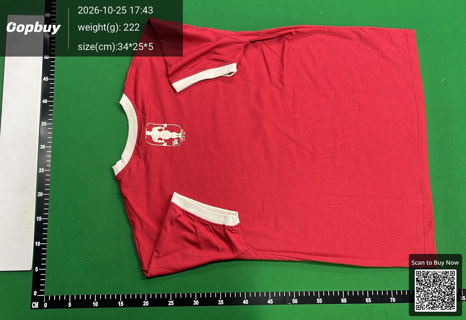 Foto QC 7 de YoungLA Gold's Gym T-shirt Joe Gold Graphic Burgundy