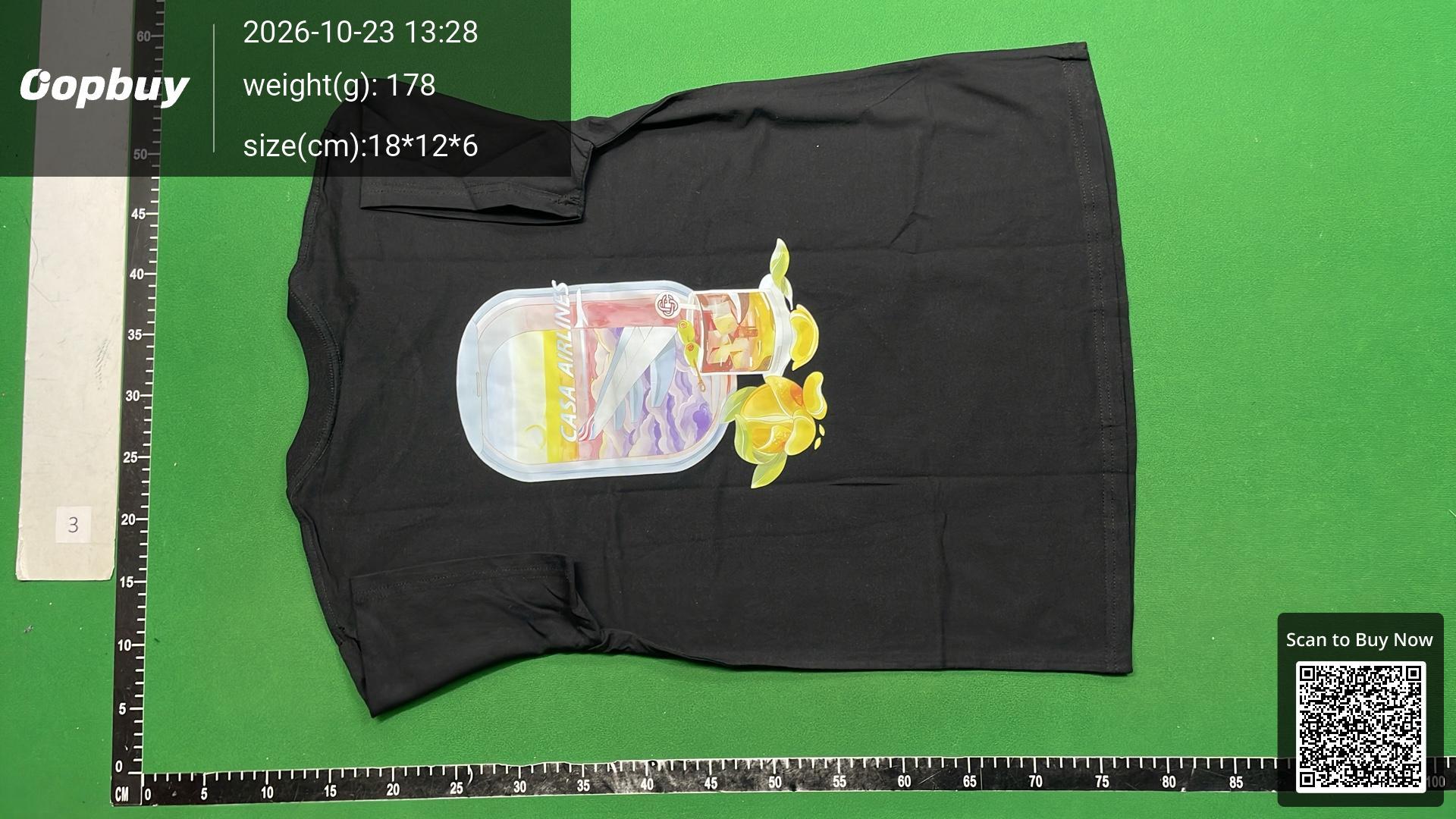 Foto QC 7 de Casablanca Avenida T-shirt Dream Gate Black