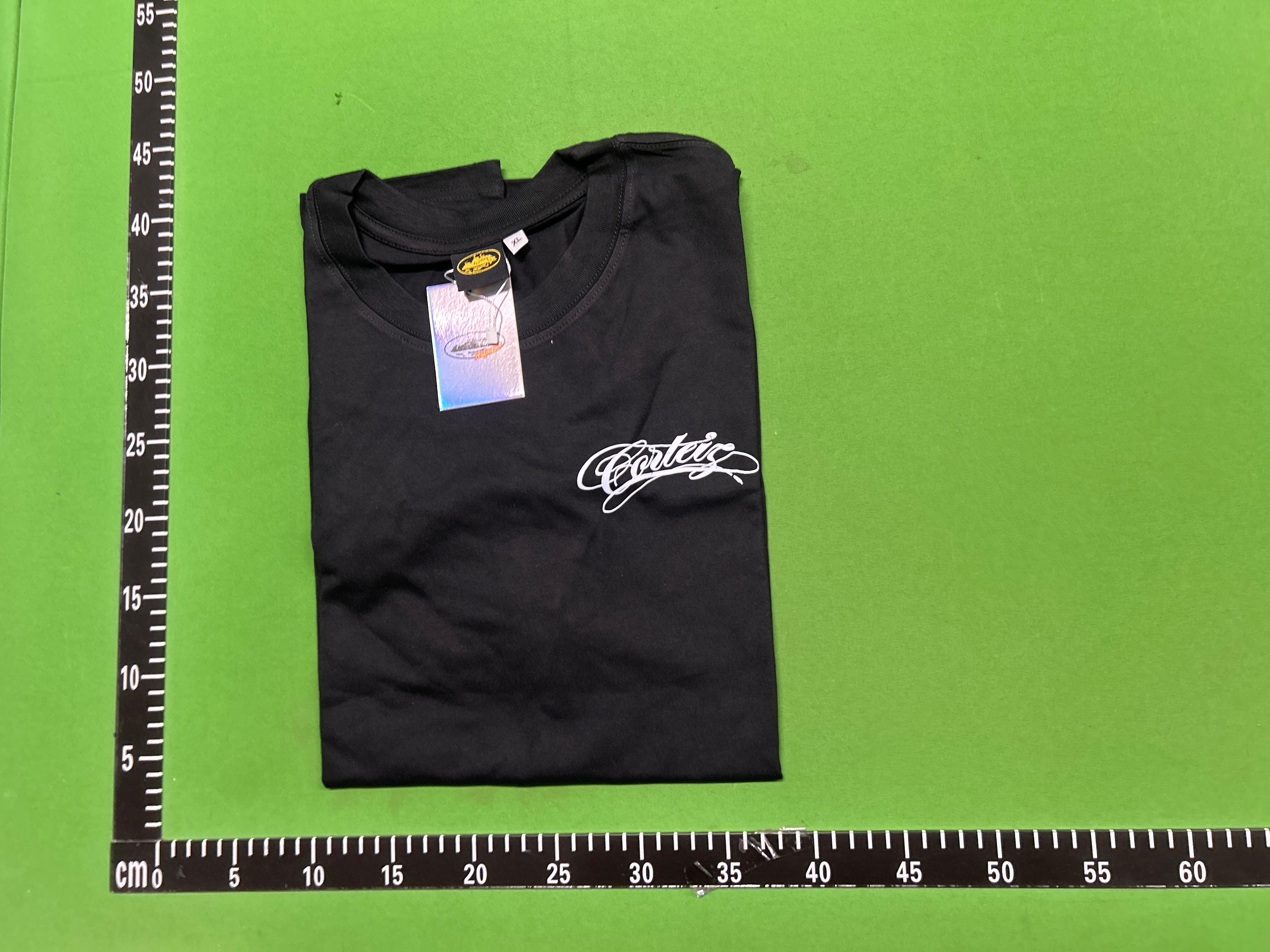 Foto QC 1 de Corteiz T-shirt Script Logo Black