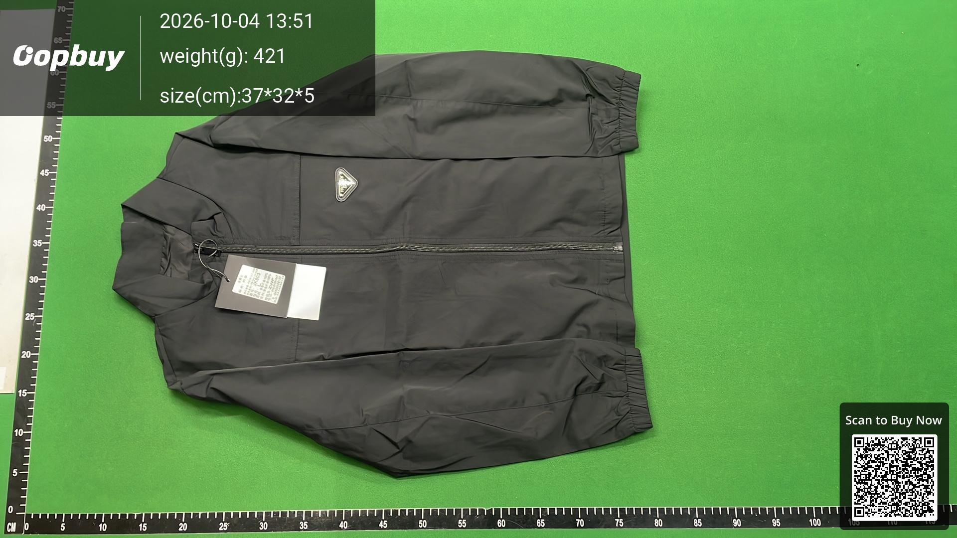 Foto QC 4 de Prada Stand Collar Jacket Black