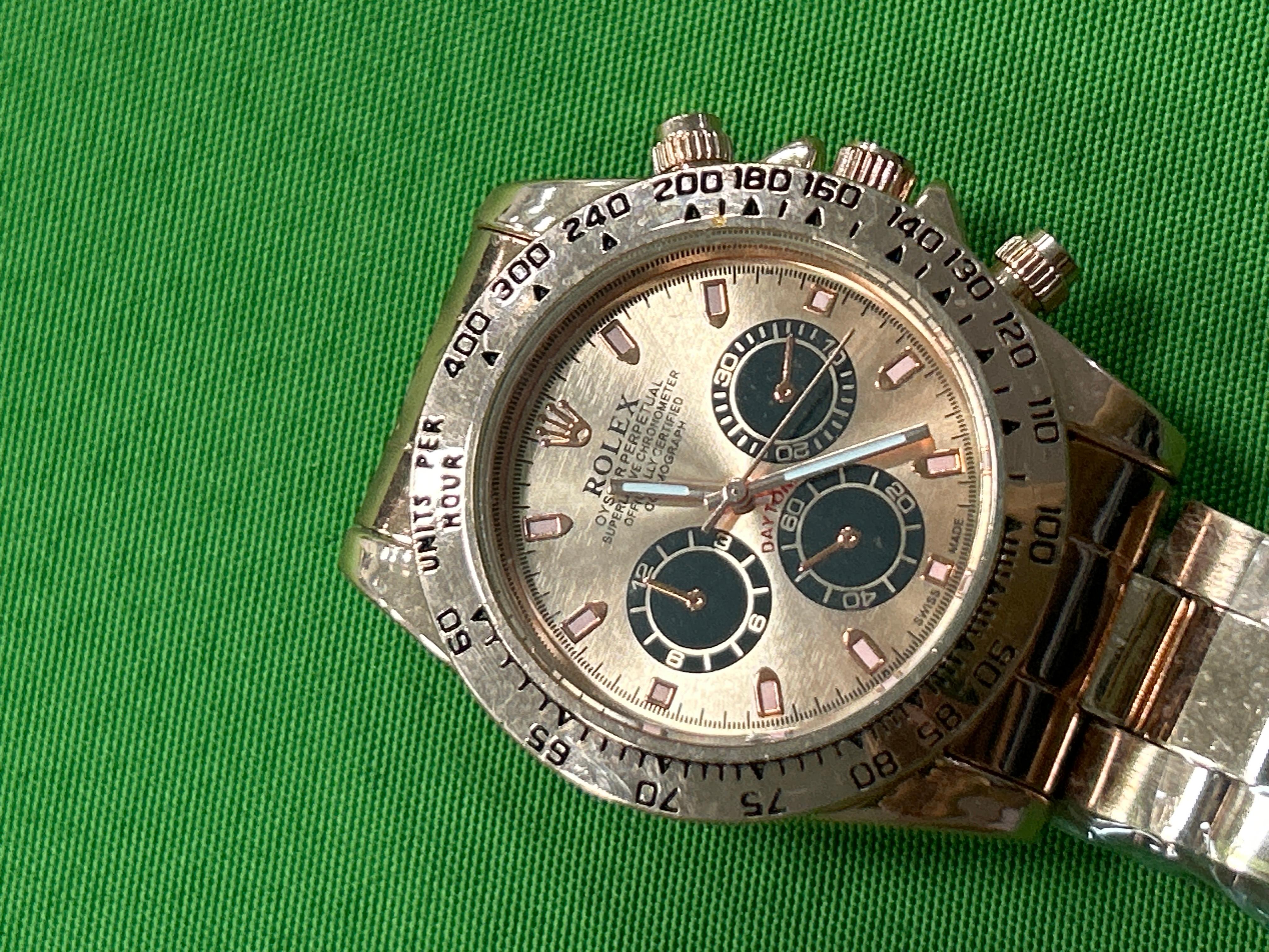 Foto QC 8 de Rolex Daytona Everose Gold Pink Dial 116505