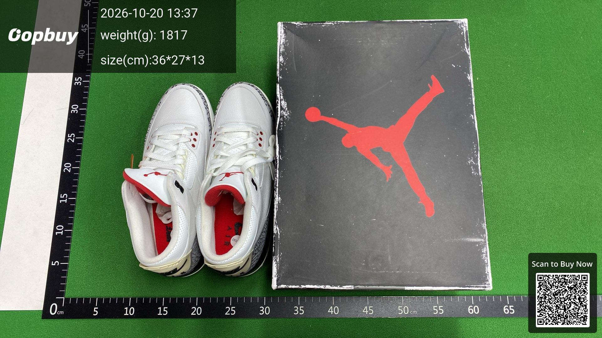 Foto QC 1 de Jordan 3 Retro White Cement Reimagined DN3707-100