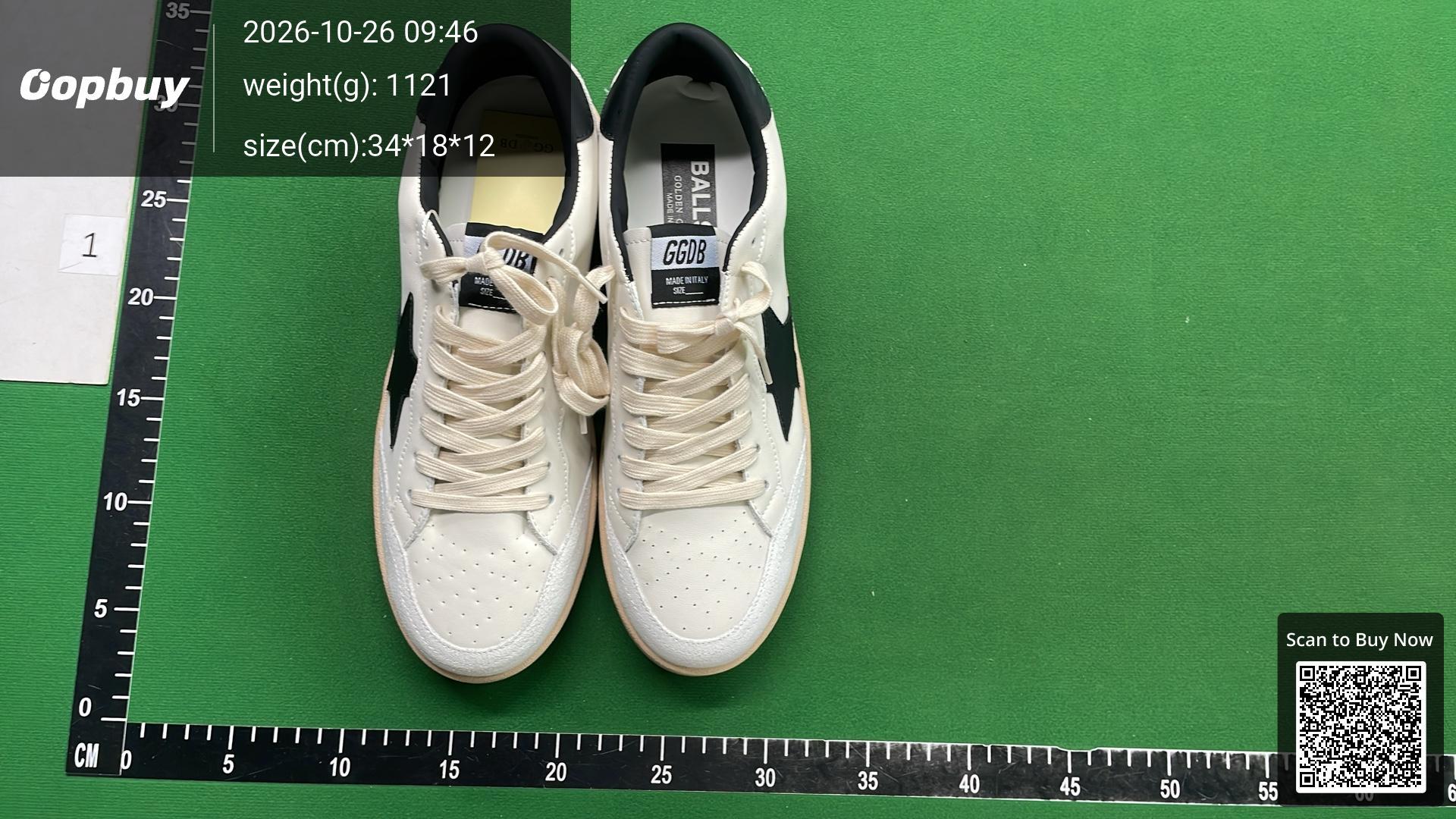Foto QC 6 de Golden Goose Ball Star Low Black White Star