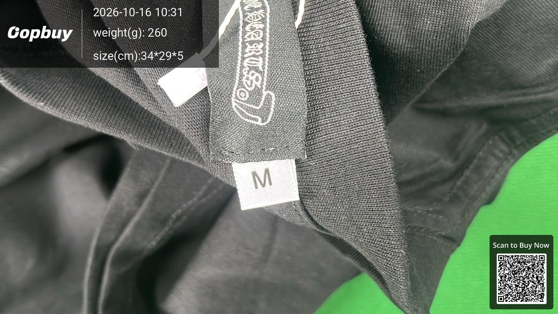 Foto QC 1 de Chrome Hearts T-shirt Horseshoe Logo Black