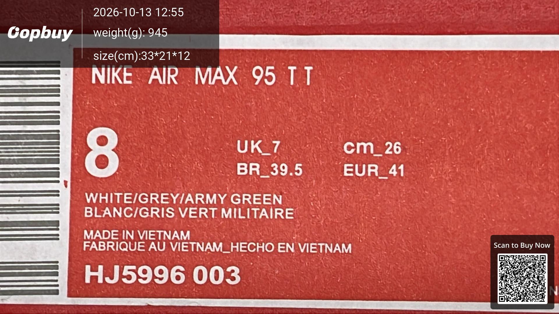 Foto QC 2 de Nike Air Max 95 OG Levi's Black Denim HM4743-001
