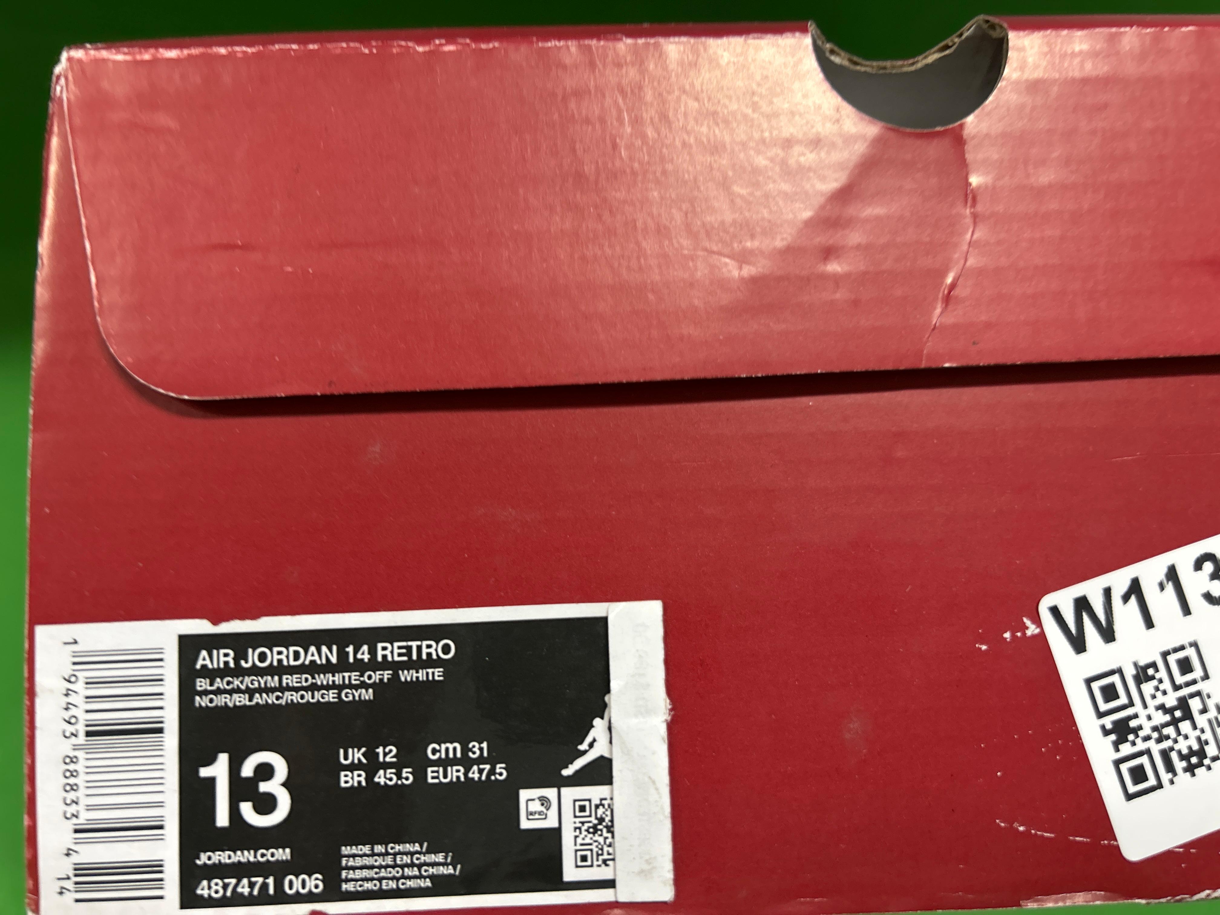 Foto QC 1 de Jordan 14 Retro Black Toe 487471-102