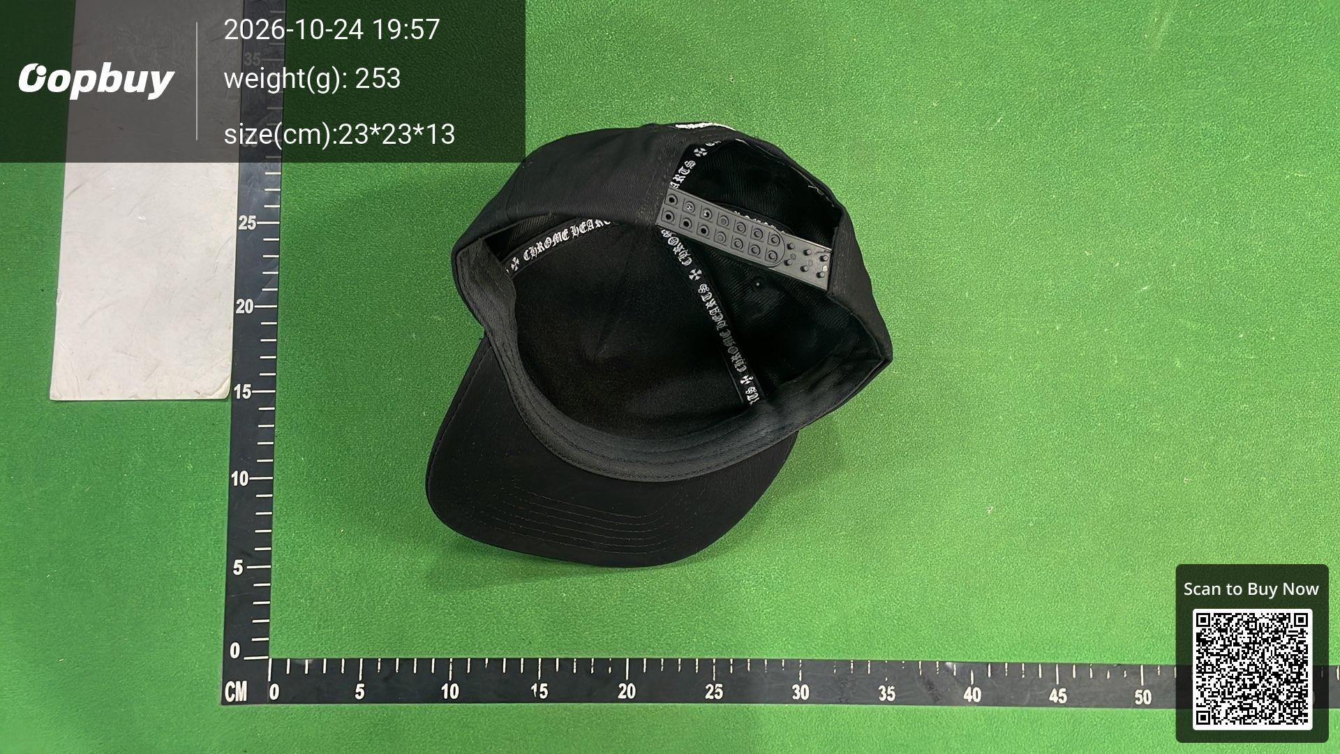 Foto QC 6 de Chrome Hearts Fuck Hollywood Trucker Hat Black/White