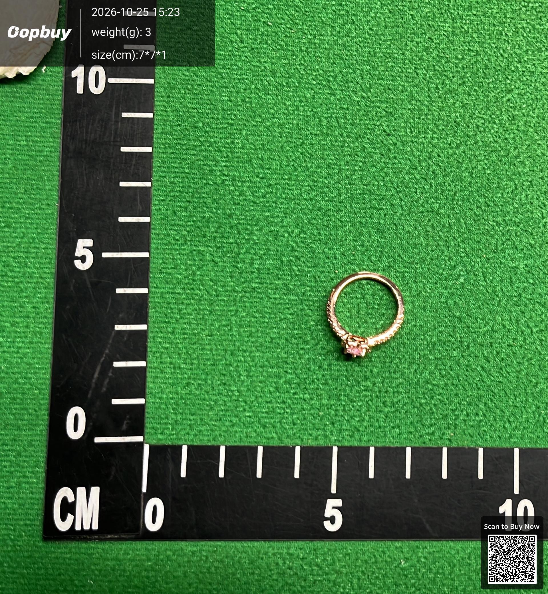 Foto QC 3 de Other Ring Silver Heart Stone Silver